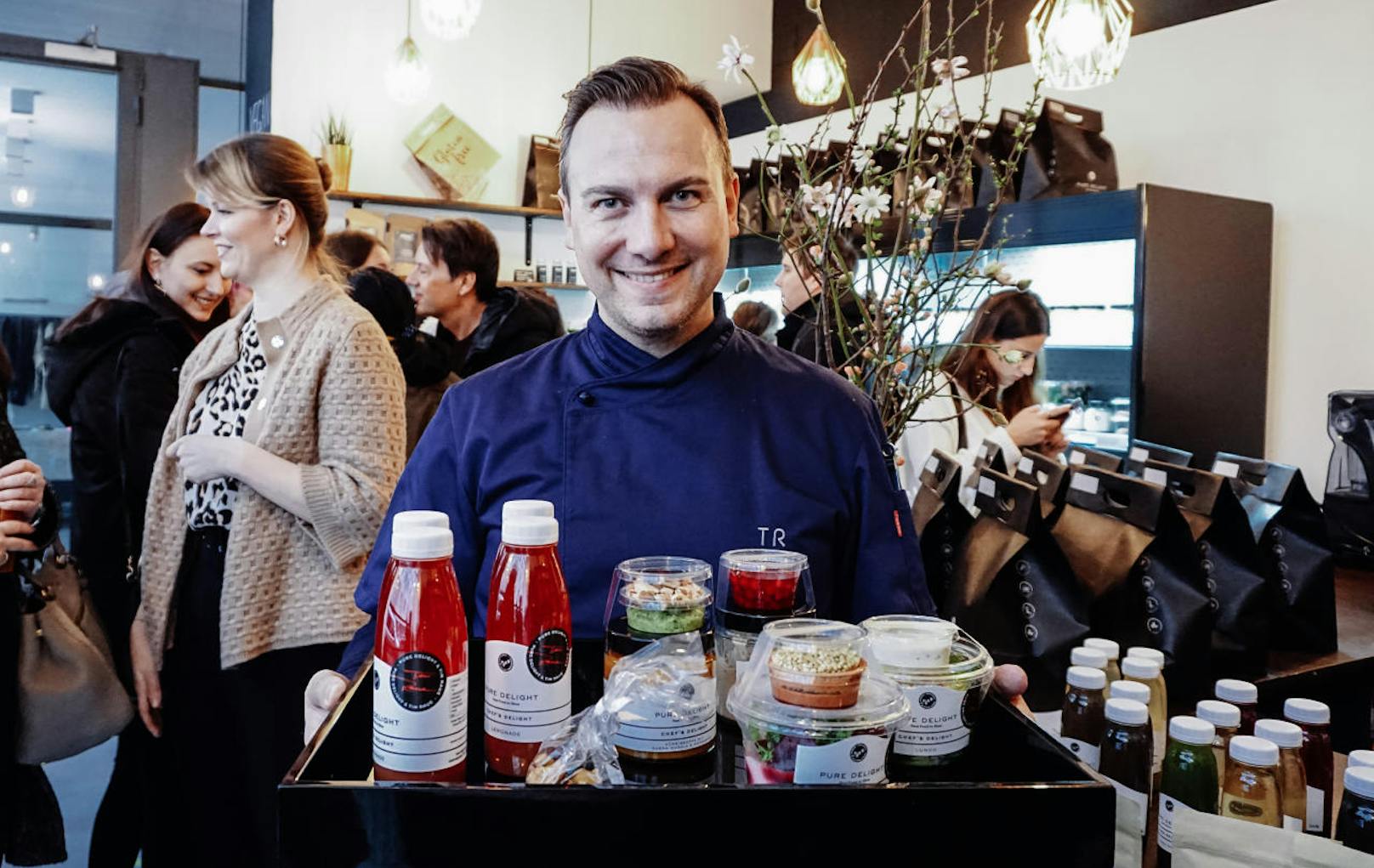 Tim Raue präsentierte seine neue Gourmet Clean Eating-Linie in Wien