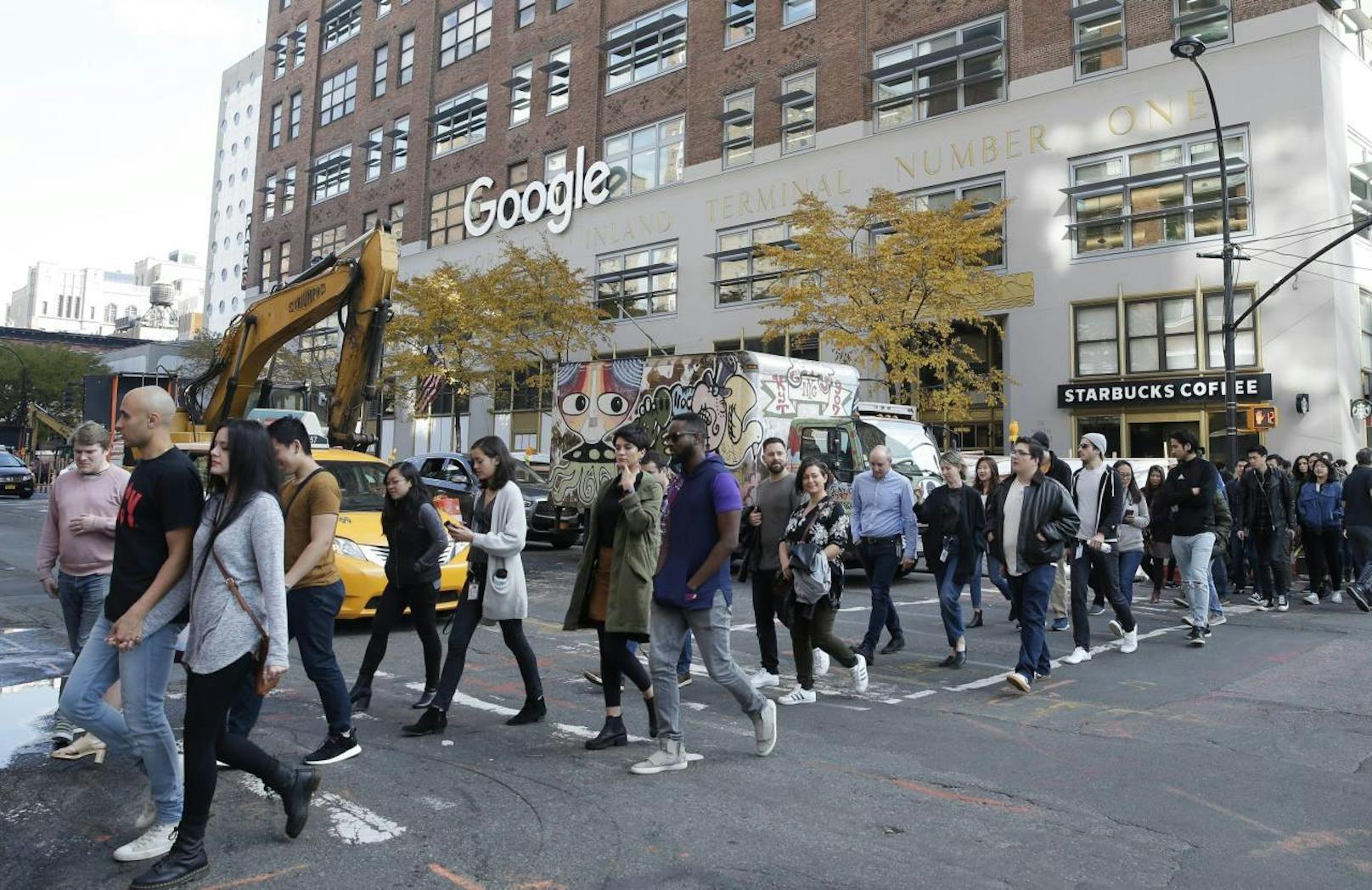 Weltweit protestieren Google-Mitarbeiter.