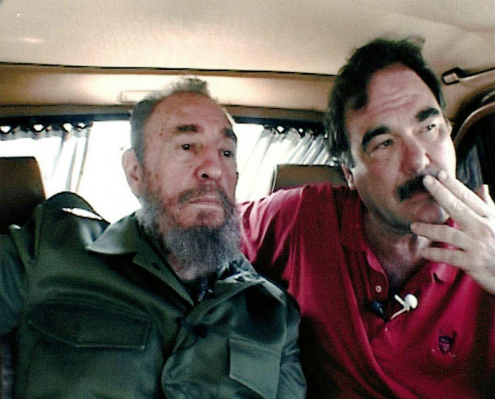 "Comandante": Fidel Castro mit  Oliver Stone.