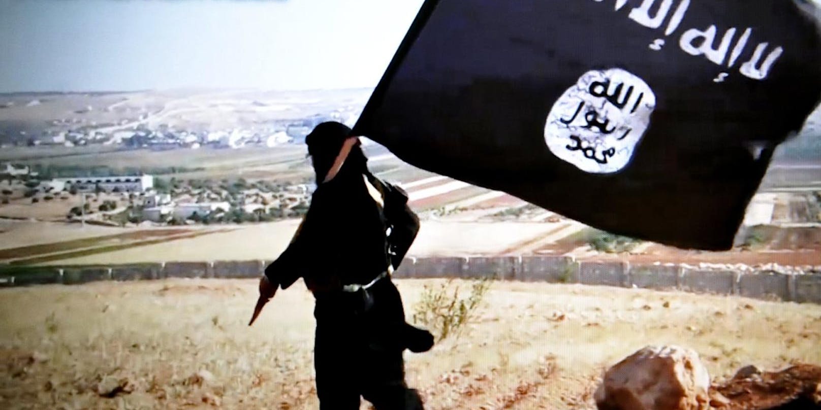 Der Screenshot stammt aus einem alten Propagandavideo der Dschihadisten.