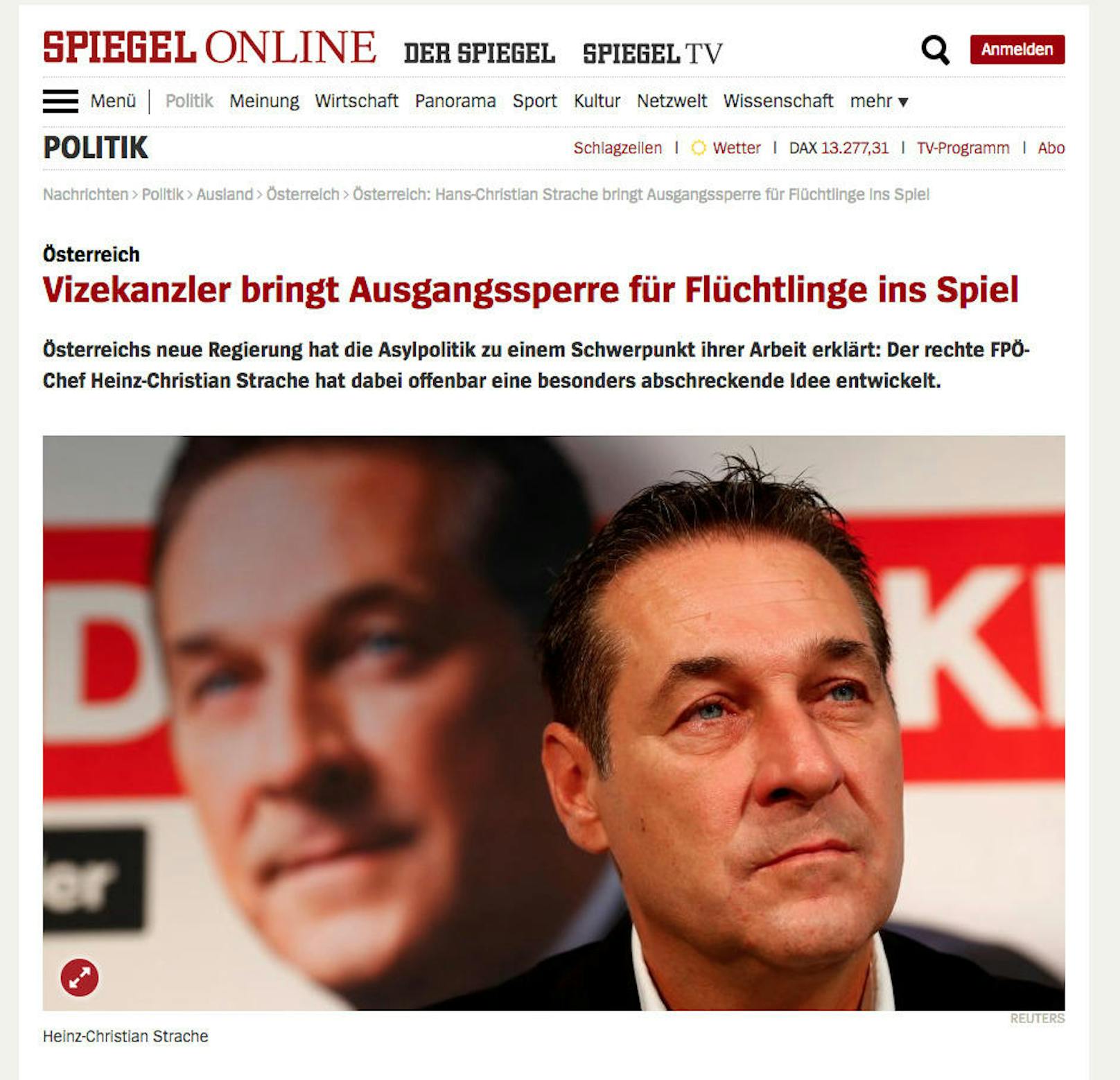 Ein Bericht von "Der Spiegel"
