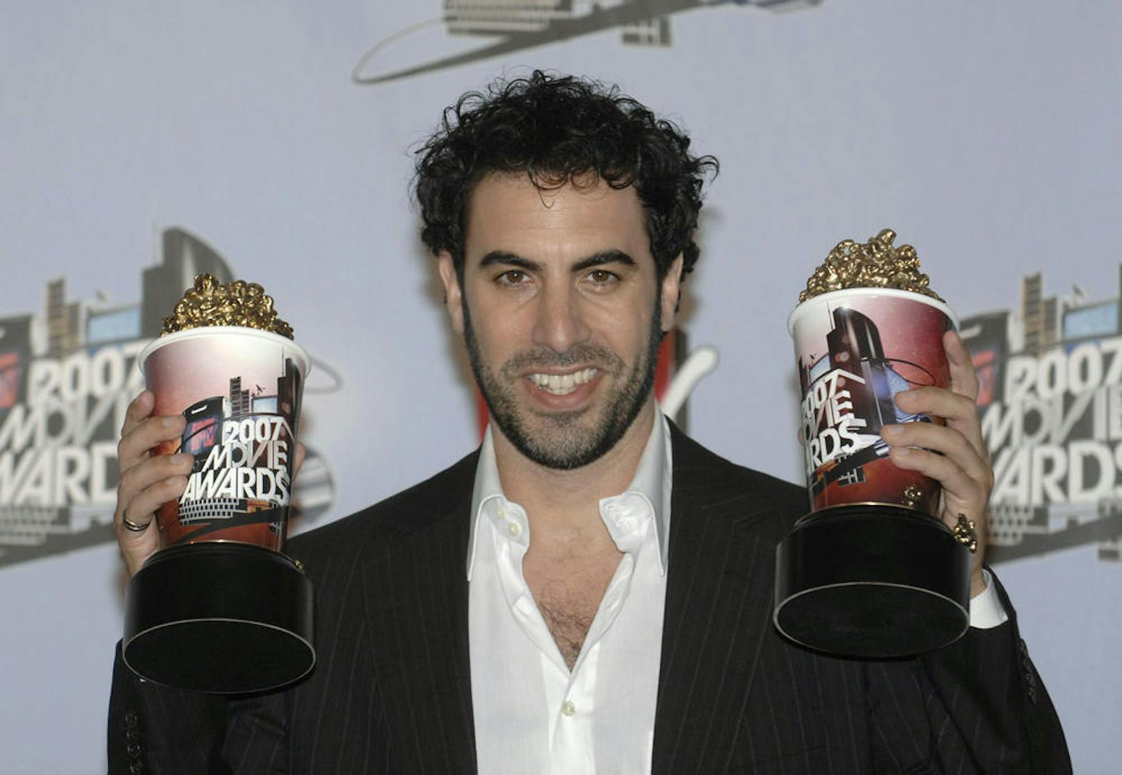 Sacha Baron Cohen 2007 bei den MTV Movie Awards in Los Angeles, 2007.
