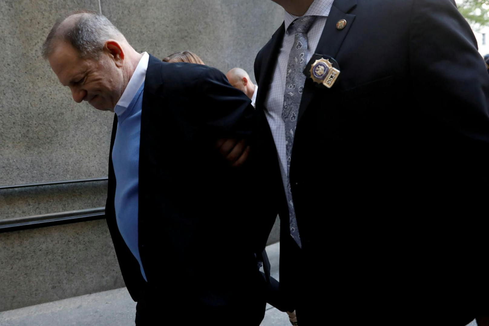 Harvey Weinstein bei der Ankunft vor dem Manhattan Criminal Court