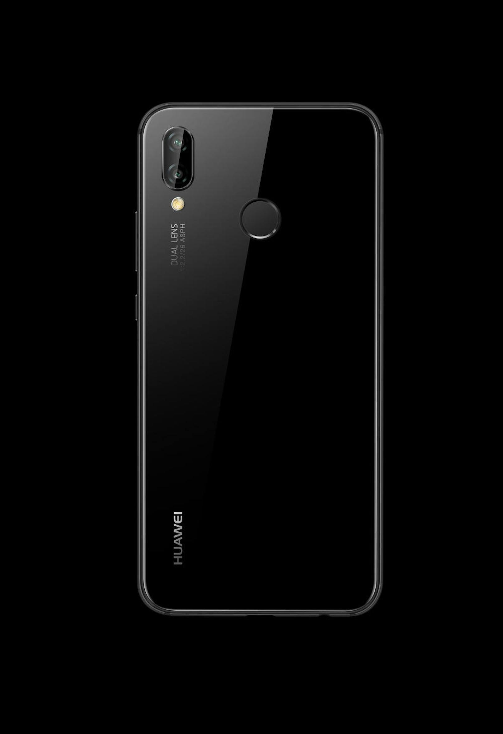 Das Huawei P20 lite in Midnight Black.