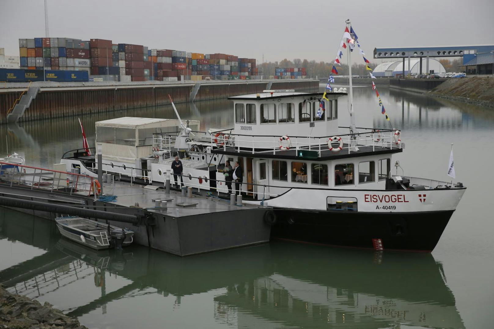 Die MS Eisvogel ist wieder startklar für den Einsatz auf der Donau.
