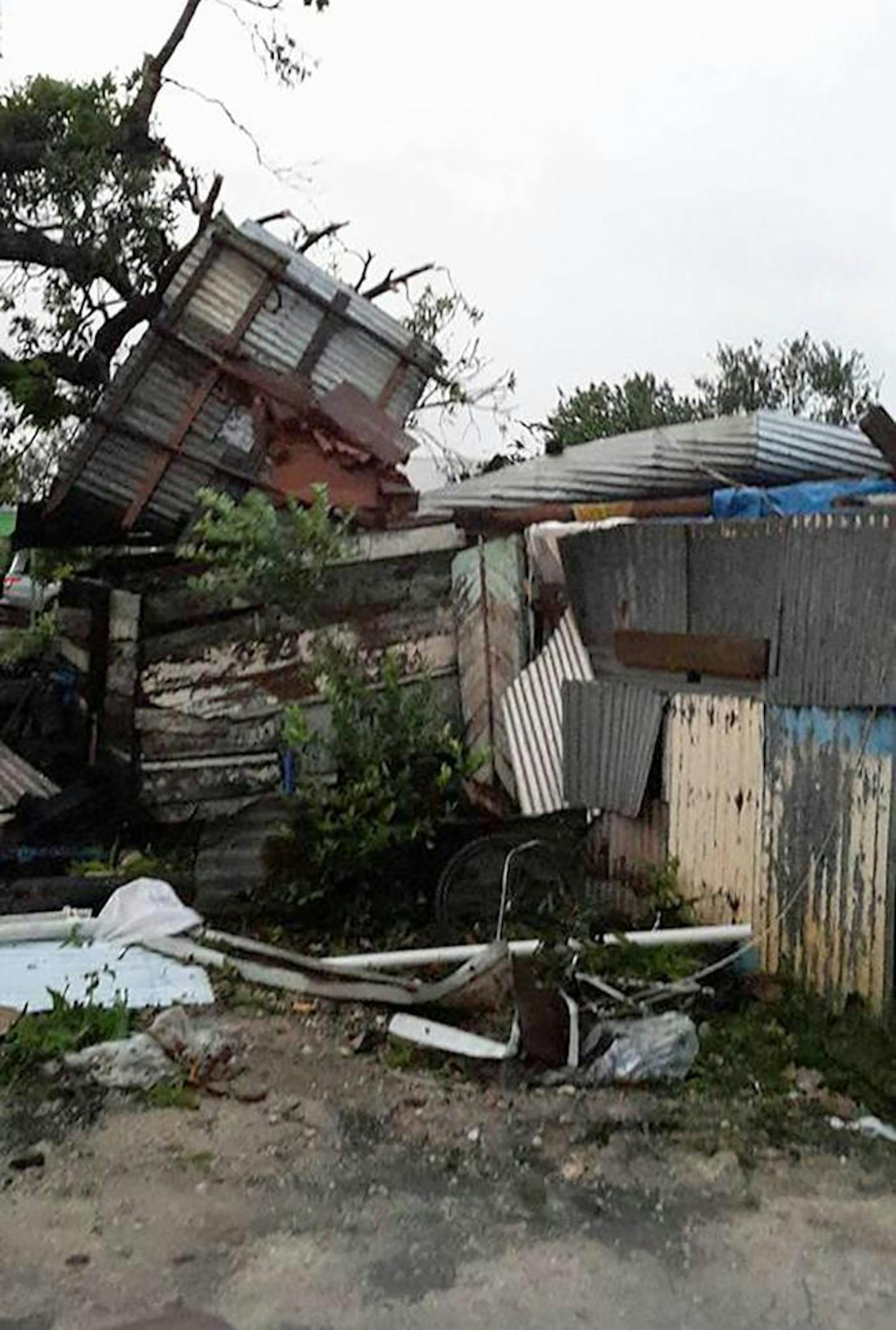 Der Zyklon "Gita" hinterließ eine Spur der Verwüstung auf dem Inselstaat Tonga.