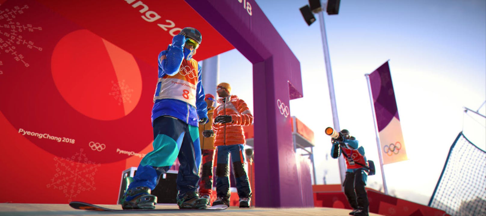 Das Add-On, das es als Paket mit dem Hauptspiel oder als eigenen Download gibt, entführt in die Berge Japans und Koreas und führt die Sportarten der Olympischen Winterspiele 2018 ein.