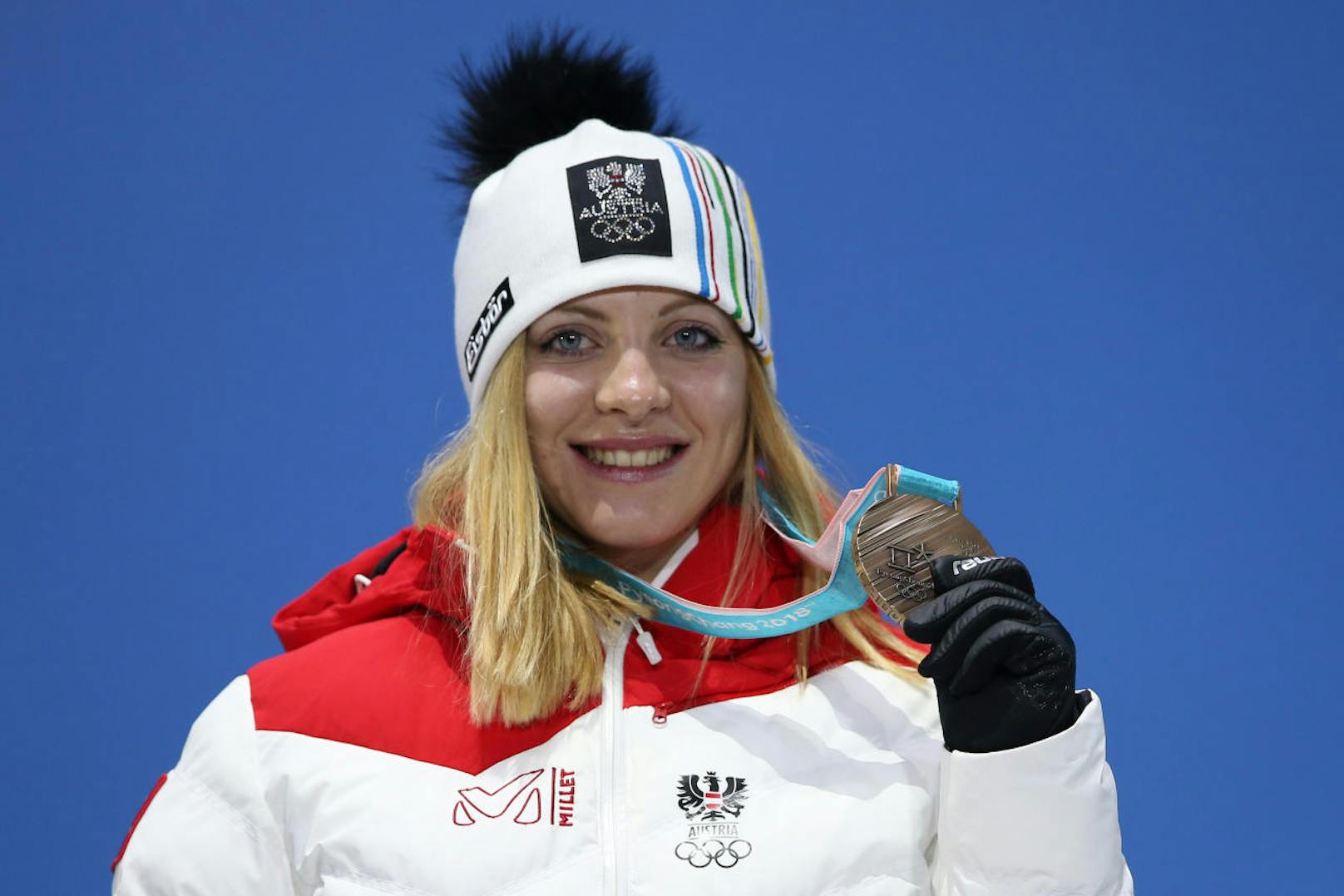 BRONZE: Katharina Gallhuber im Slalom