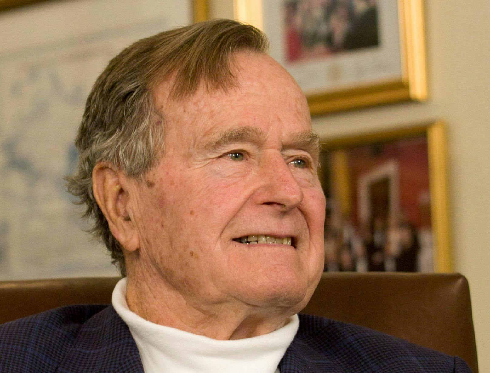 Ex-Präsidnet George H.W. Bush.