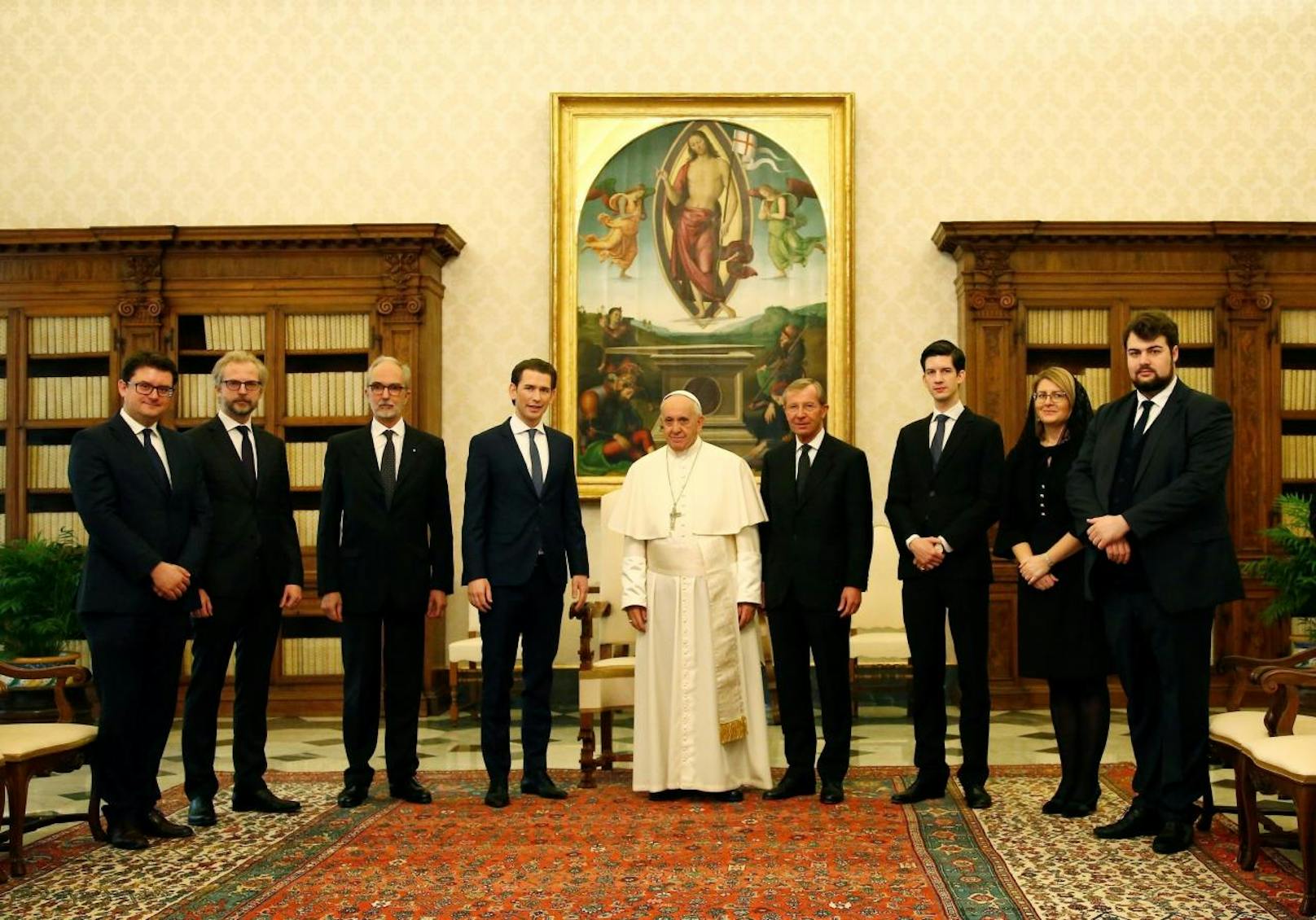 Außerdem fand ein Delegationstreffen mit Kardinalstaatssekretär Pietro Parolin statt.