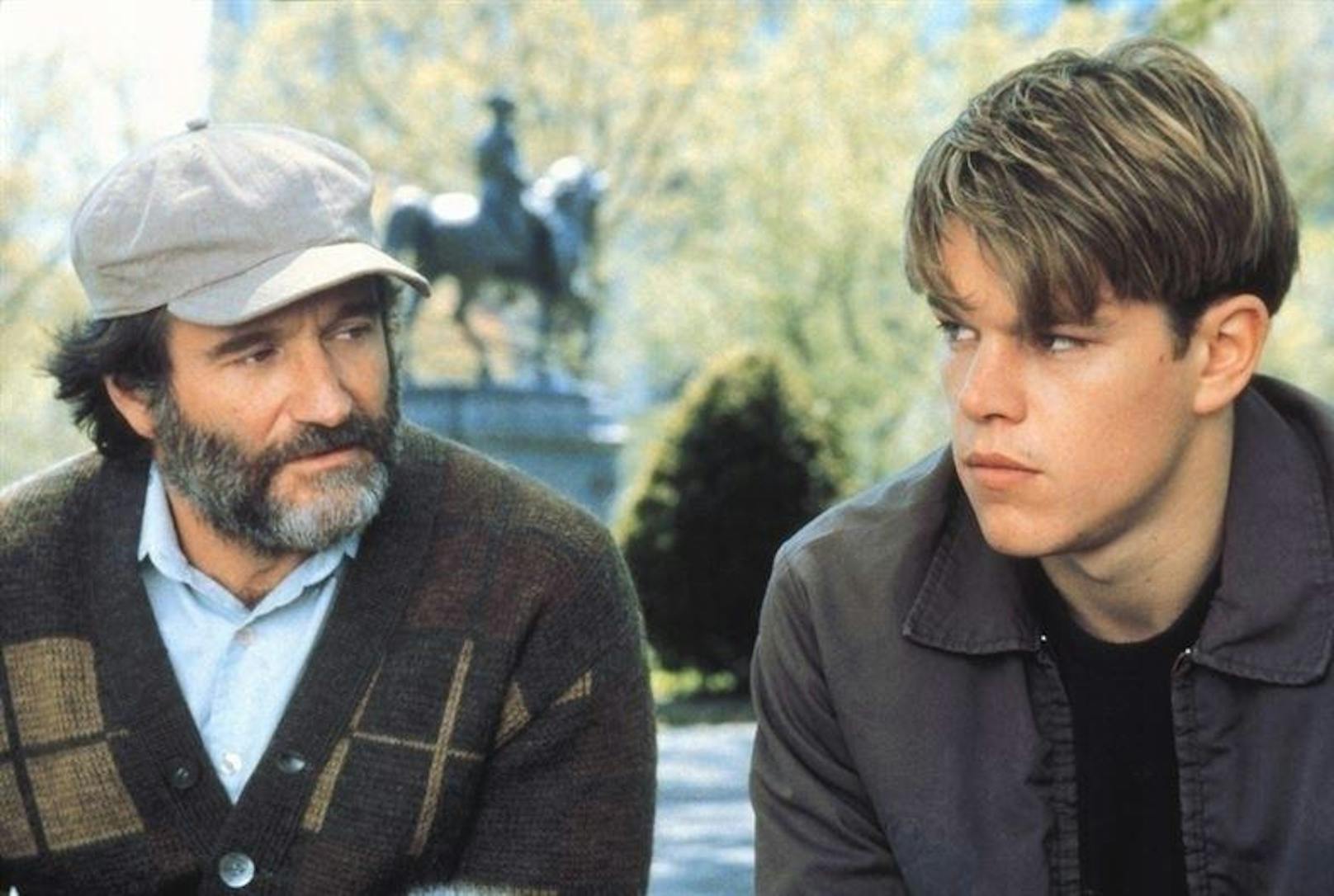 Robin Williams (li.), Oscar gekrönt mit Matt Damon in "Good Will Hunting" (1997)