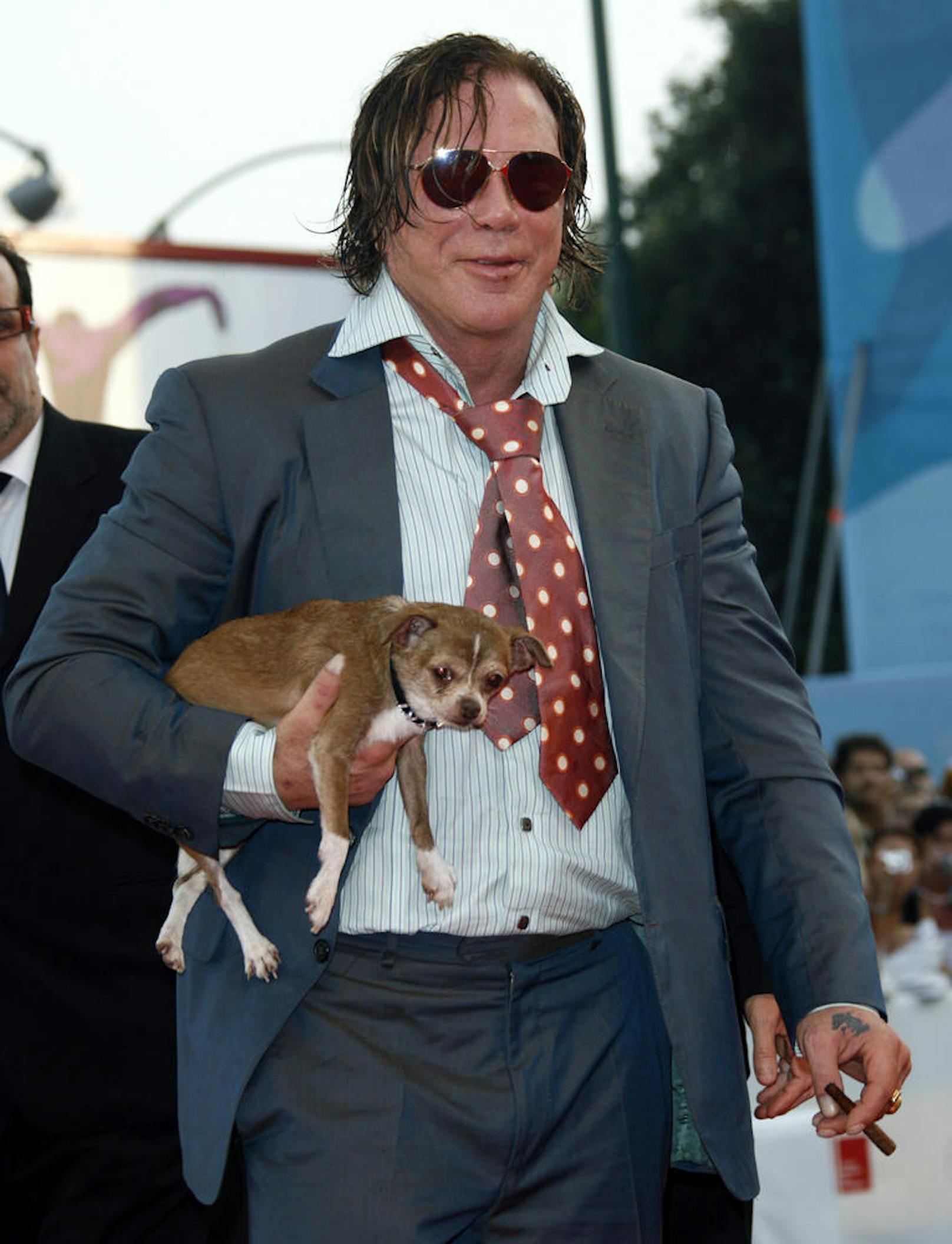 Mickey Rourke beim Venice Film Festival, 2008.