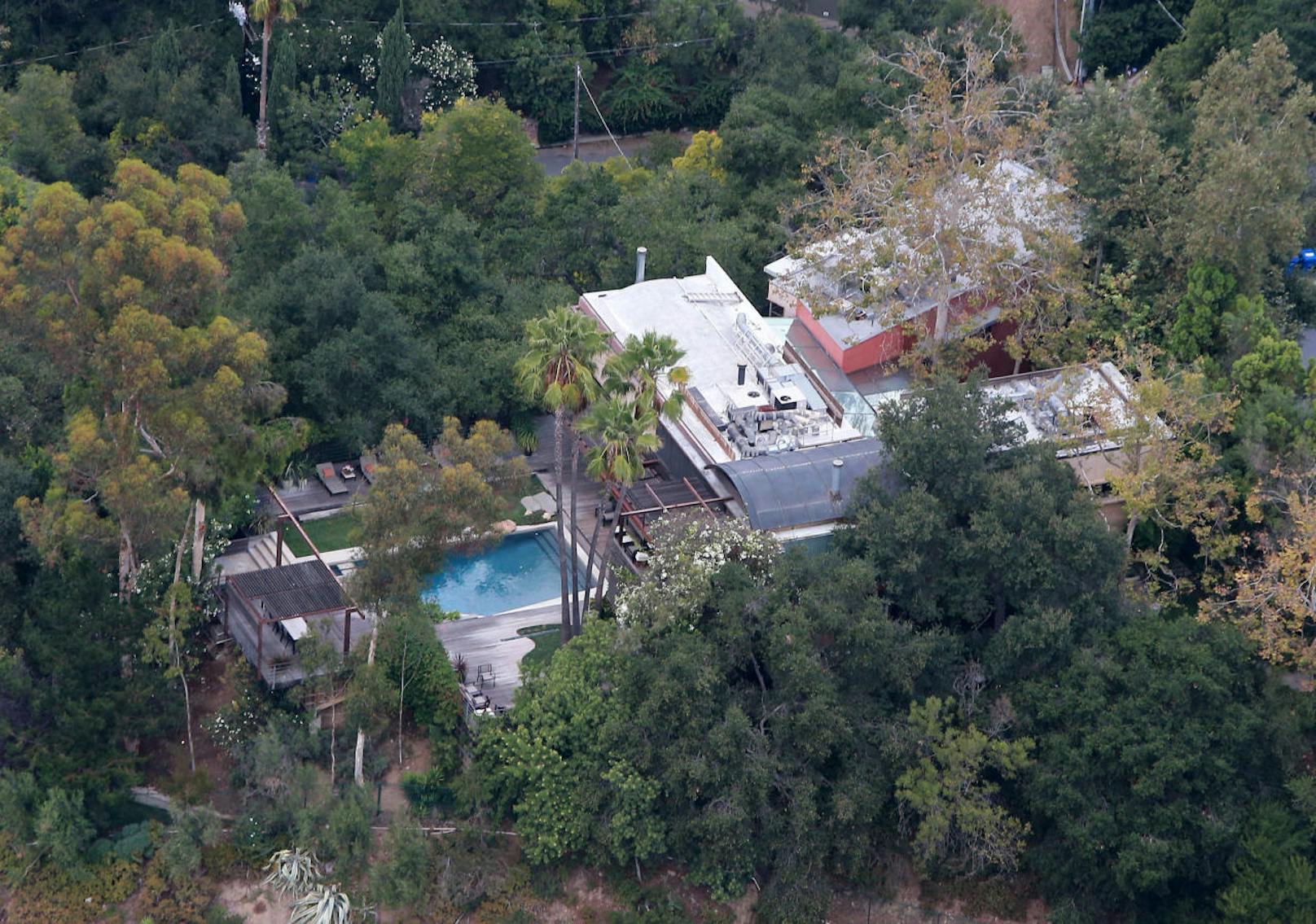 Das Haus von Demi Moore in LA mit dem Unglückspool