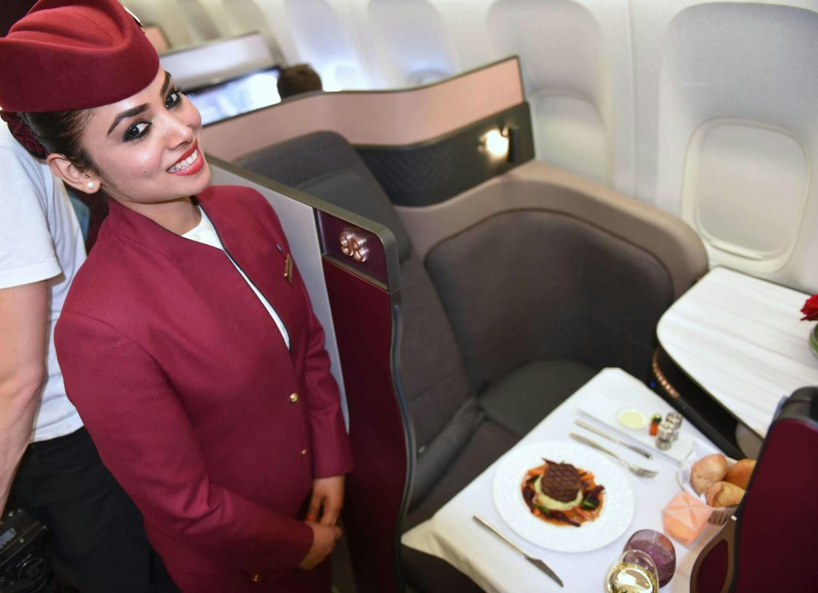 <b>Platz 15</b> ergattert die arabische Fluglinie <b>Qatar Airways</b>. Pünktlichkeitsrate: <b>82,95 Prozent</b>