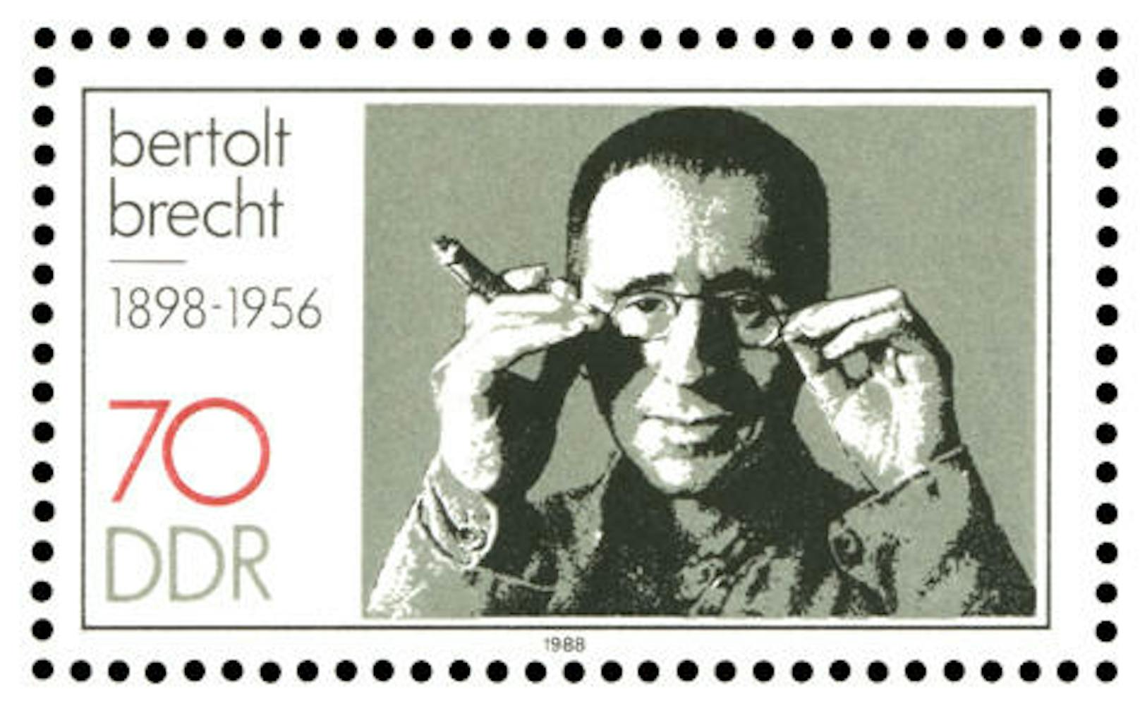 Bertold Brecht (1898-1956)

"Stell dir vor, es ist Krieg, und keiner geht hin."