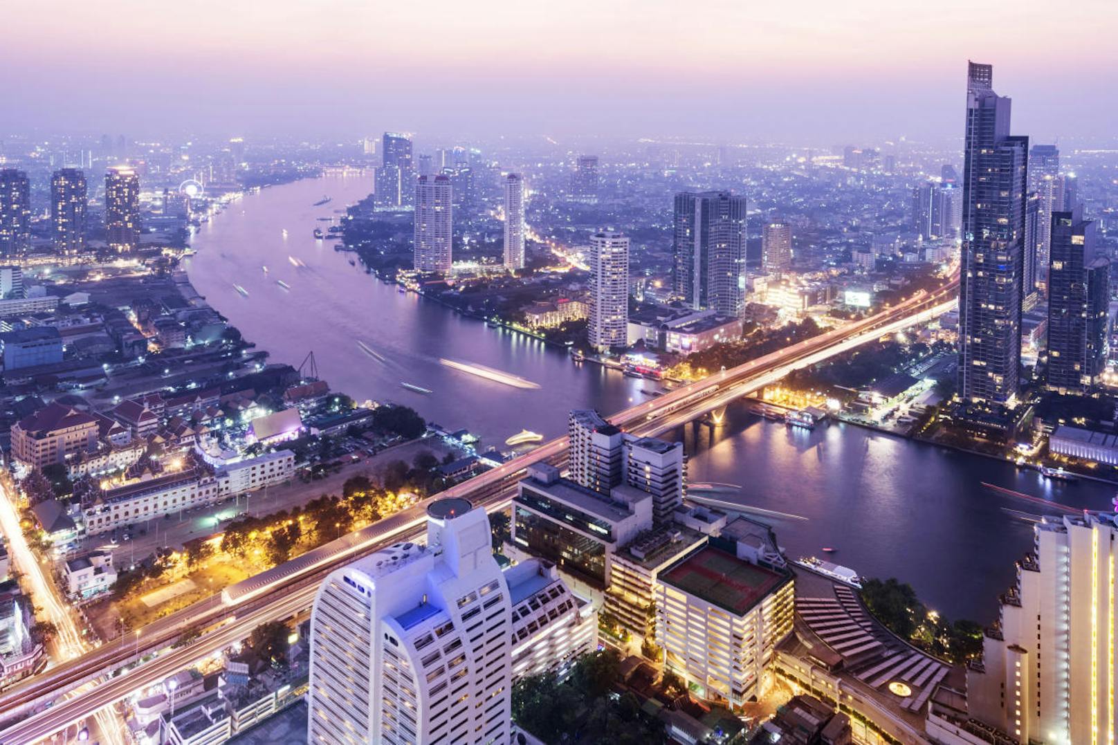 Skyline von Chao Phraya