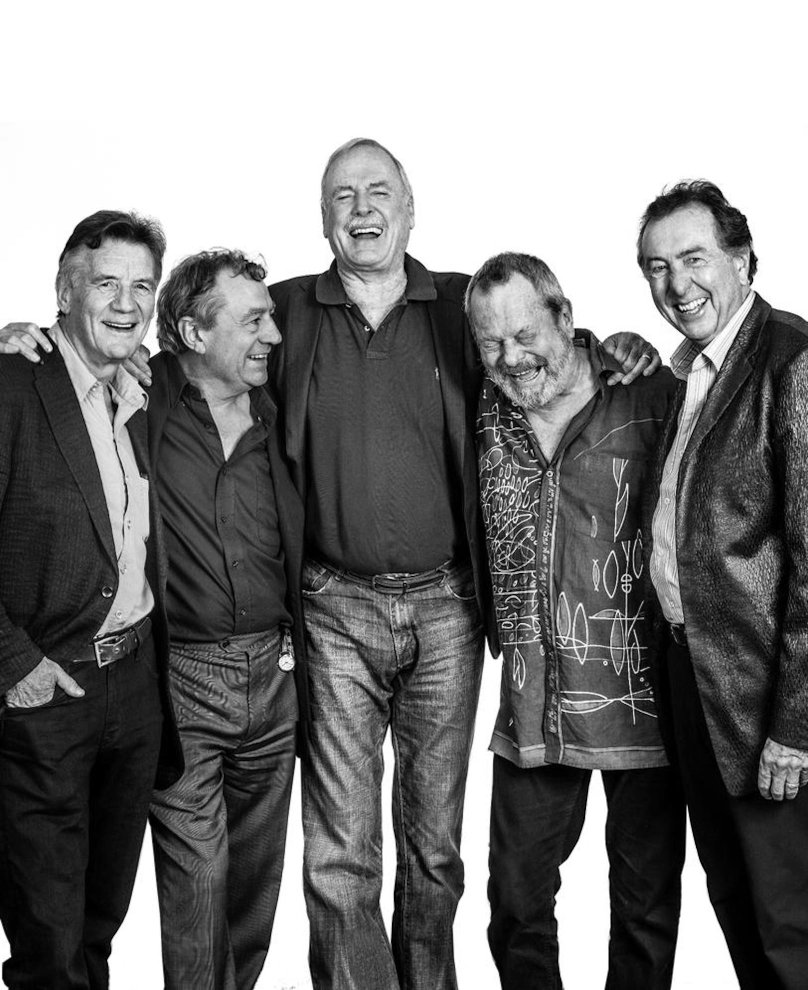 Von links: Michael Palin, Terry Jones, John Cleese, Terry Gilliam und Eric Idle.
