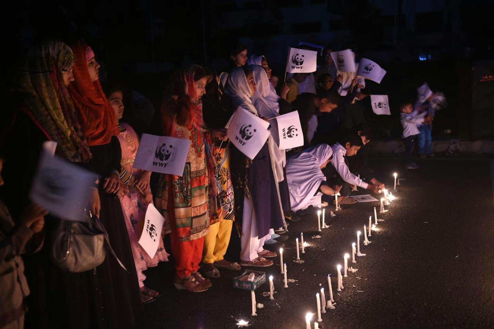 Tausende setzten während der Earth Hour ein Zeichen