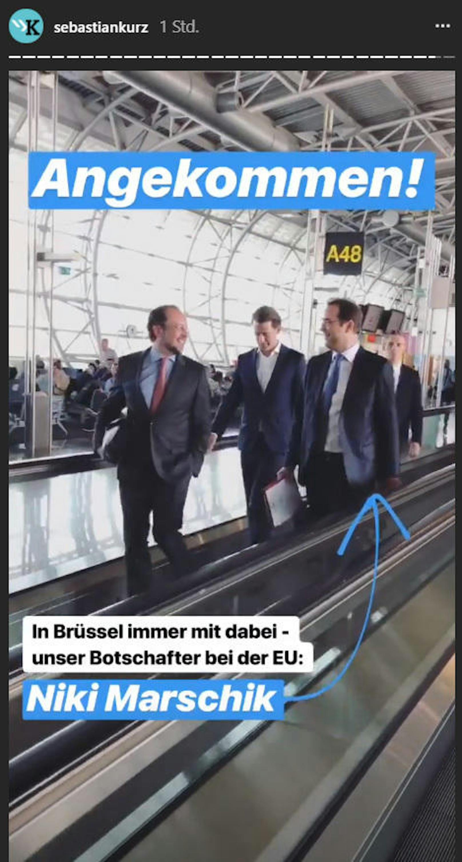 Über die sozialen Netzwerke teilen die Regierungsmitglieder ihre Fotos vom Brüssel-Trip.