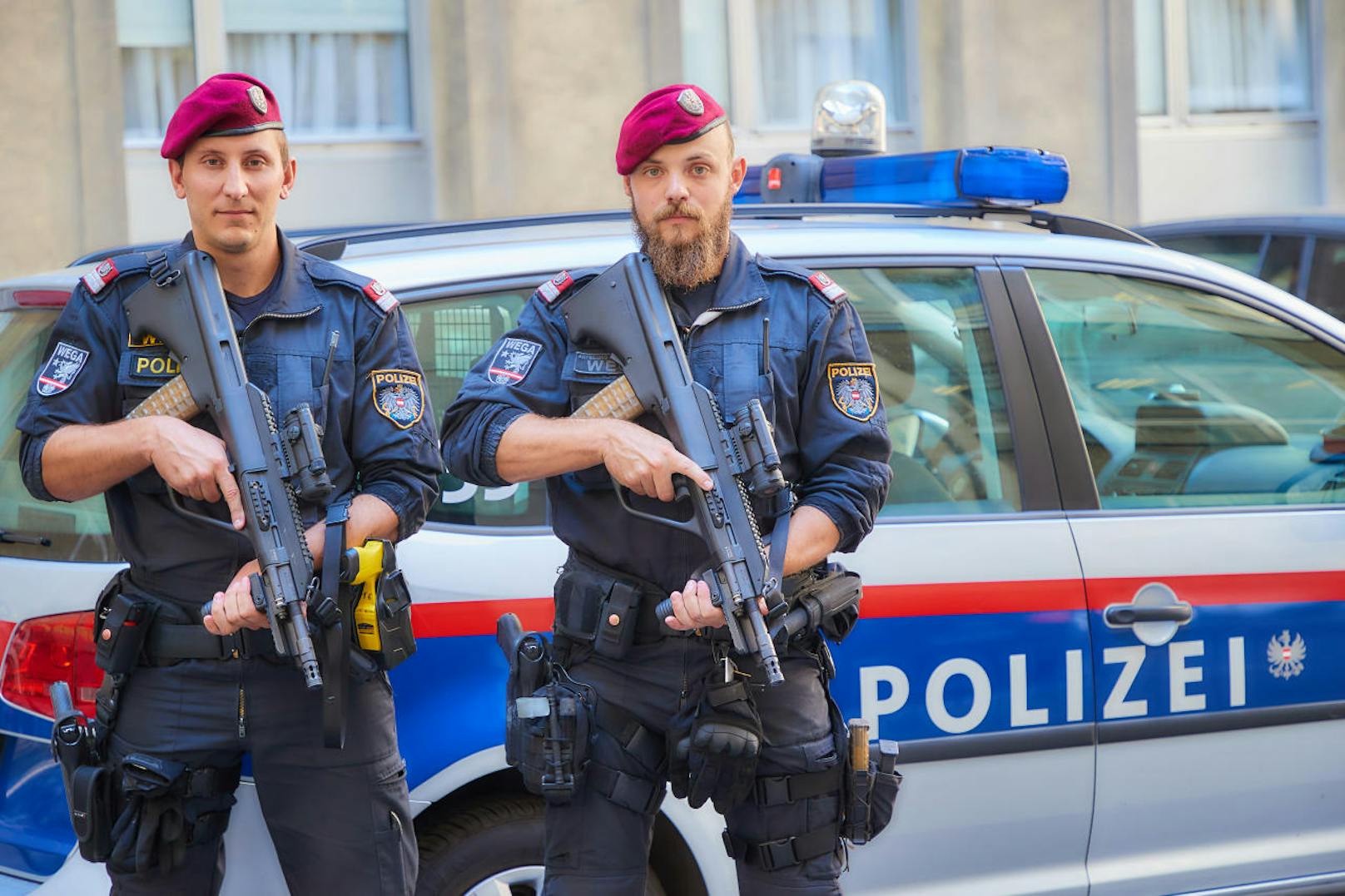 Das Sturmgewehr der Wiener Polizei verfügt über 30 Schuss.