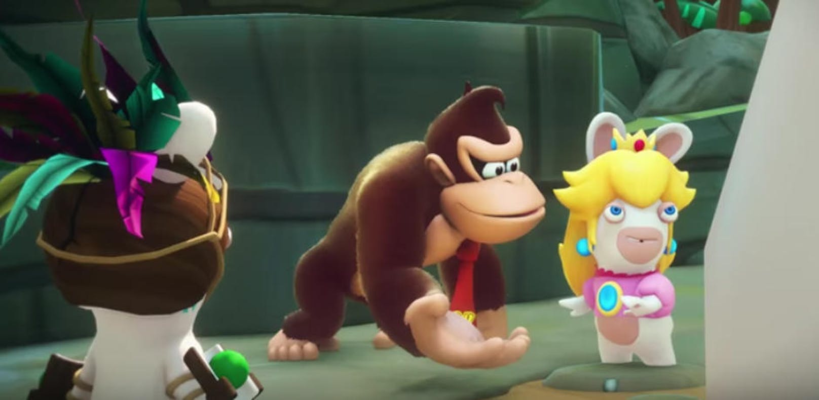 Mario + Rabbids Kingdom Battle für Nintendo Switch heißt einen neuen spielbaren Helden willkommen. Donkey Kong wird mit dem bevorstehenden DLC erscheinen und dabei eine originelle Handlung in einer brandneuen Welt mit sich bringen. Donkey Kong wird Teil eines neuen Abenteuers sein, das im Frühling 2018 erscheint. <a href="Einen ersten Trailer gibt es hier.">https://www.youtube.com/watch?v=oieYXUPo_VU&feature=youtu.be</a>