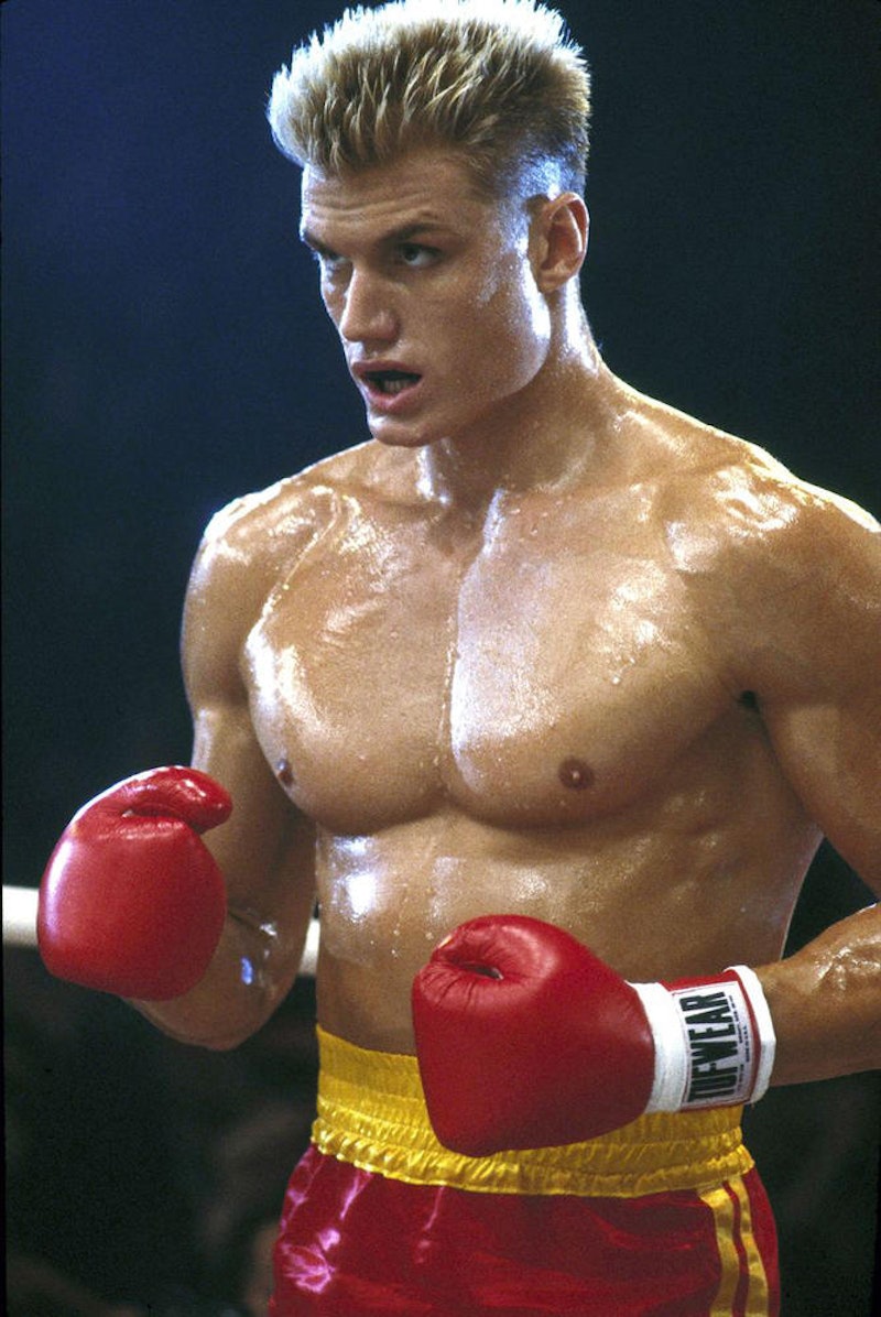 In "Rocky IV" (1985) tötet Ivan Drago (Dolph Lundgren) ...