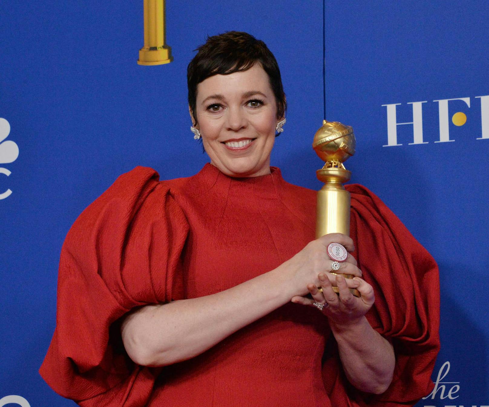 Für ihre Leistung im Netflix-Drama "The Crown" wurde Olivia Colman ausgezeichnet.