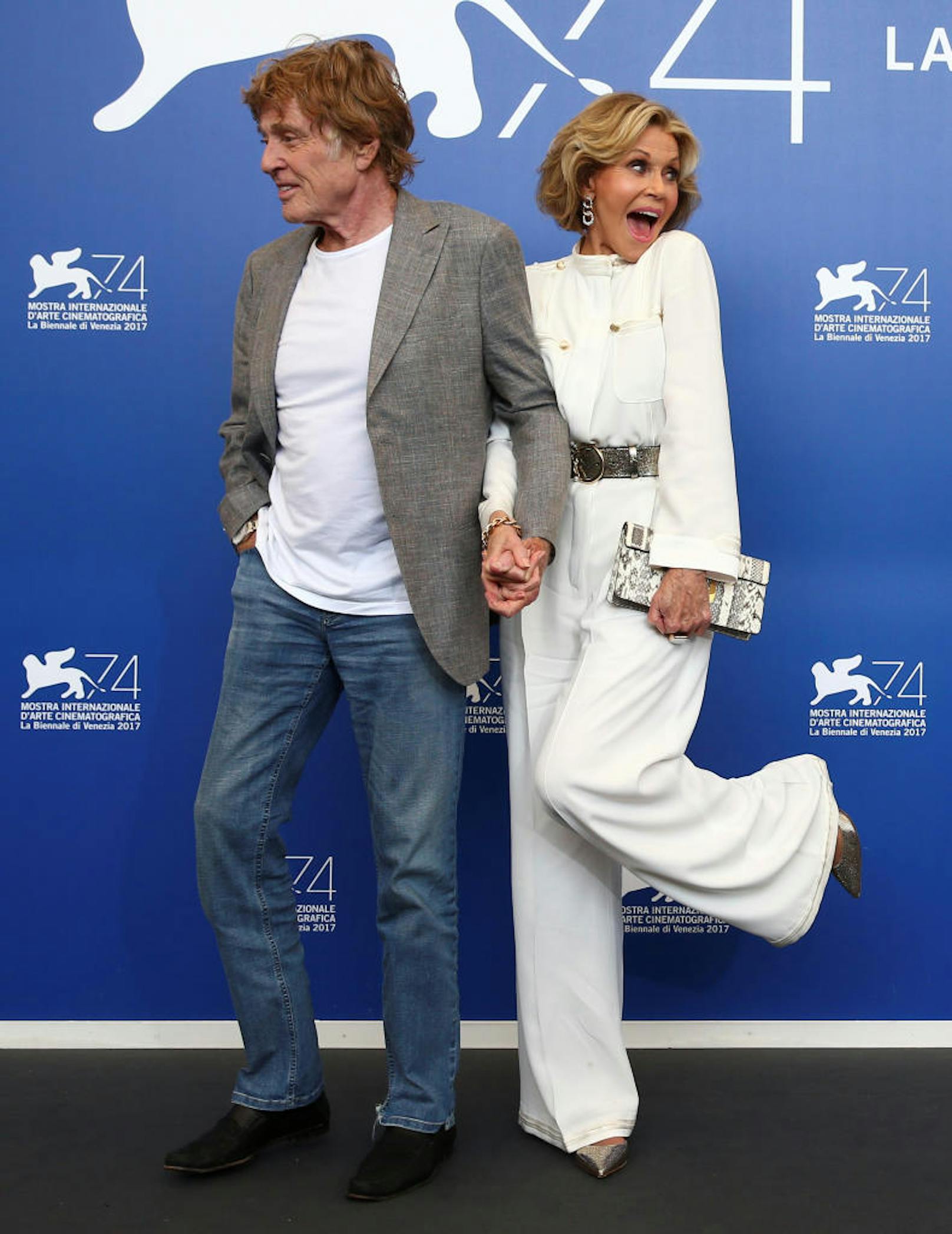 Echte Profis: Jane Fonda und Robert Redford 2017 in Venedig