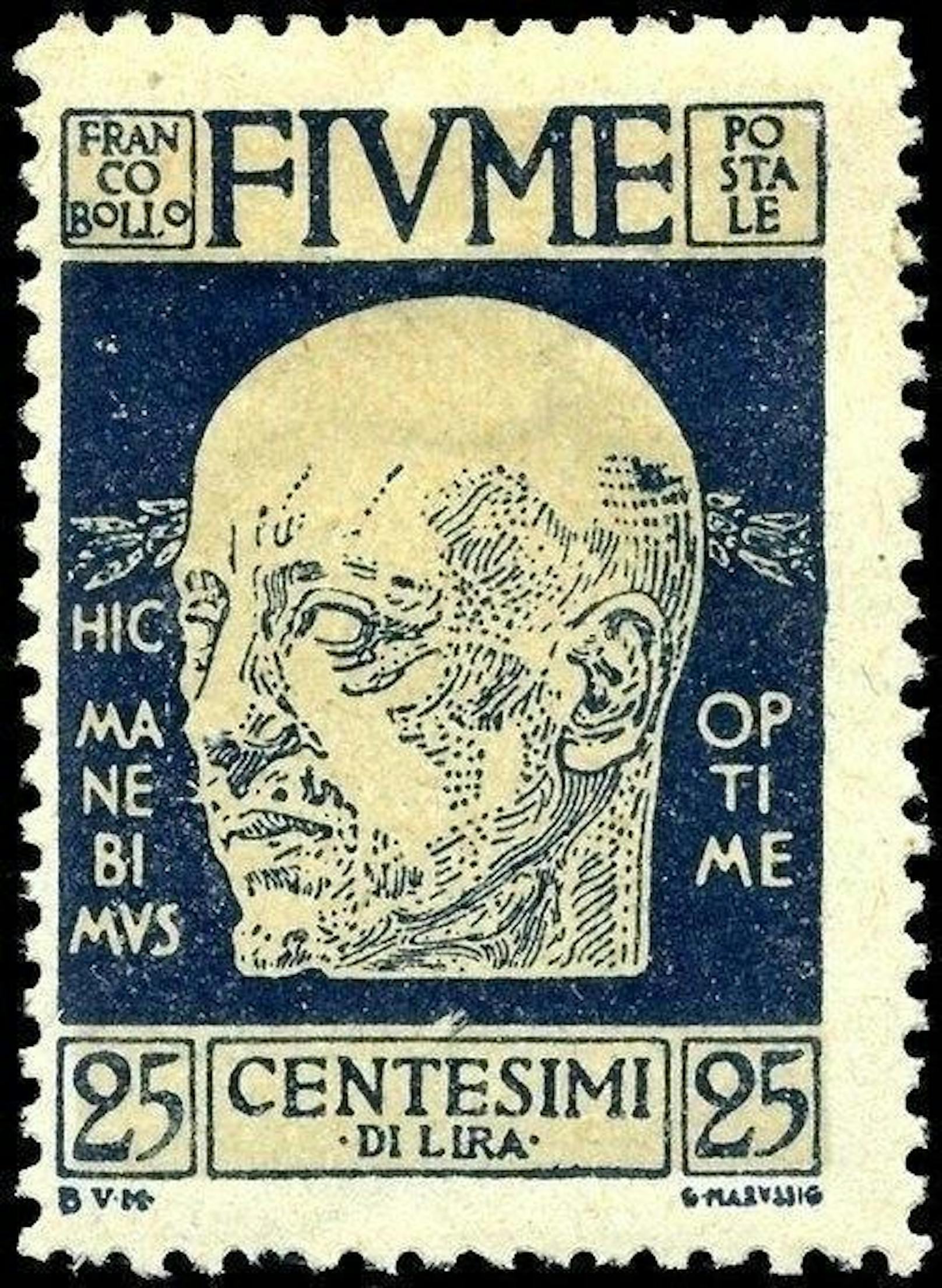 1919 marschierte er in Fiume (heute Rijeka an der kroatischen Adria) ein. Dort herrschte er, bis ihn die italienische Regierung im Dezember 1920 vertrieb. Während dieser Zeit ließ er sogar eigene Briefmarken drucken.