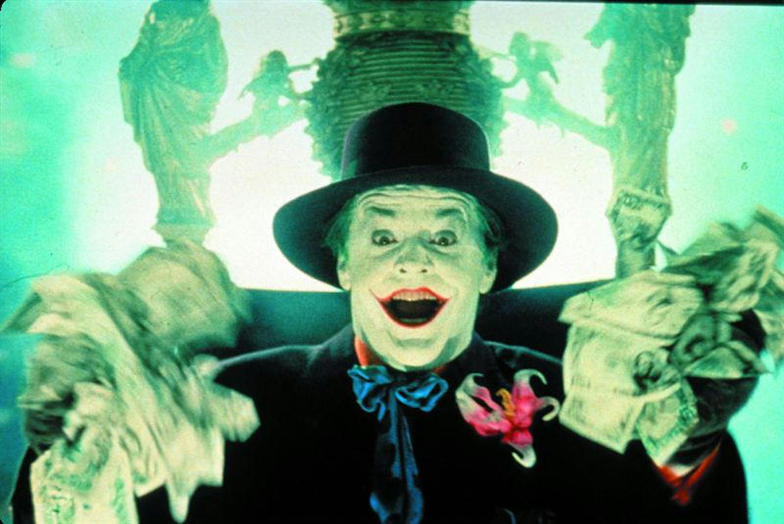 Platz 1: Jack Nicholson - 585 Worte, 166.101 Dollar pro Wort für "Batman" (1989)