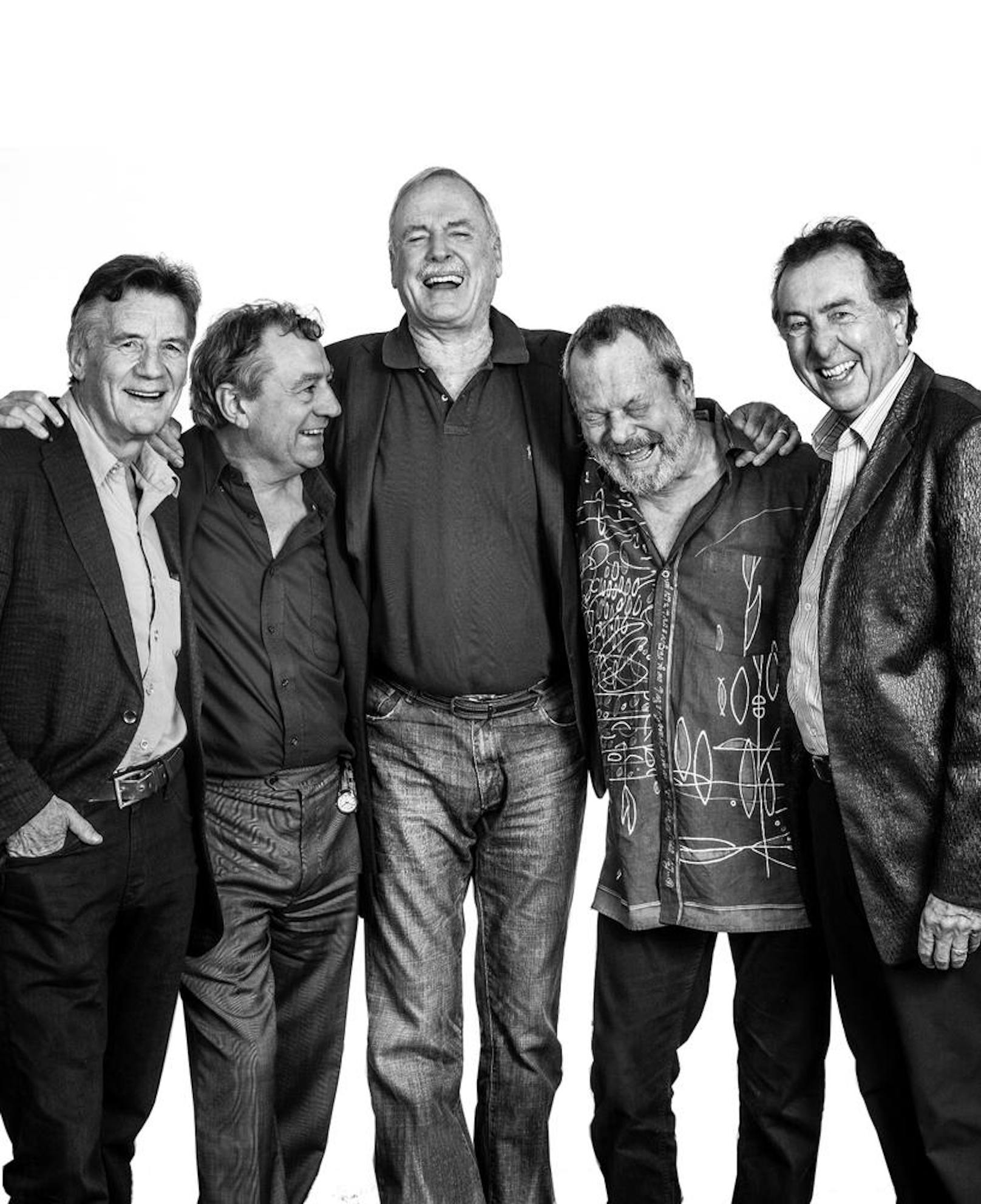 Von links: Michael Palin, Terry Jones, John Cleese, Terry Gilliam und Eric Idle.