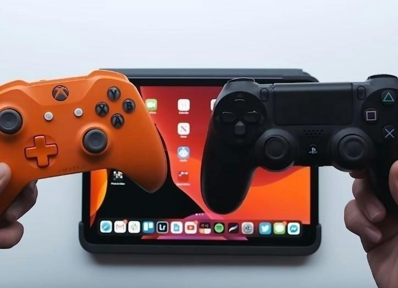 Du kannst auch PS4- und Xbox-One-Controller mit deinem iPhone und iPad nutzen. Damit lassen sich Games einfacher steuern. Spannend dürfte das auch für den Arcade-Dienst sein, den Apple diesen Monat startet. Das Game-Abo kostet 5 Euro pro Monat.