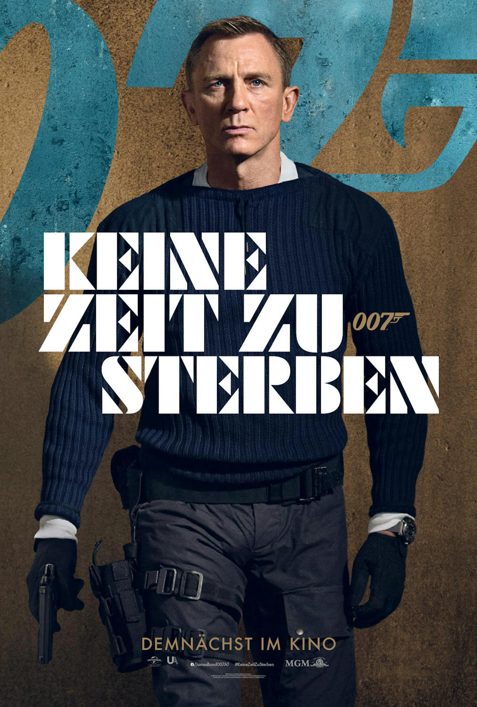 <b>NO TIME TO DIE</b>
(Kinostart: 2.4.2020)

"Keine Zeit zu sterben" hat in seinem mittlerweile sechsten 007-Abenteuer Daniel Craig als Titelheld James Bond. Der legendäre Geheimagent hat sich zwar offiziell zur Ruhe gesetzt, doch sein Frieden währt nicht lange. Die CIA bitten ihn um Hilfe, als ein skrupelloser Bösewicht die Welt bedroht. <a href="https://www.youtube.com/watch?v=0s4vLWQe6bk">Hier geht's zum Trailer!</a>