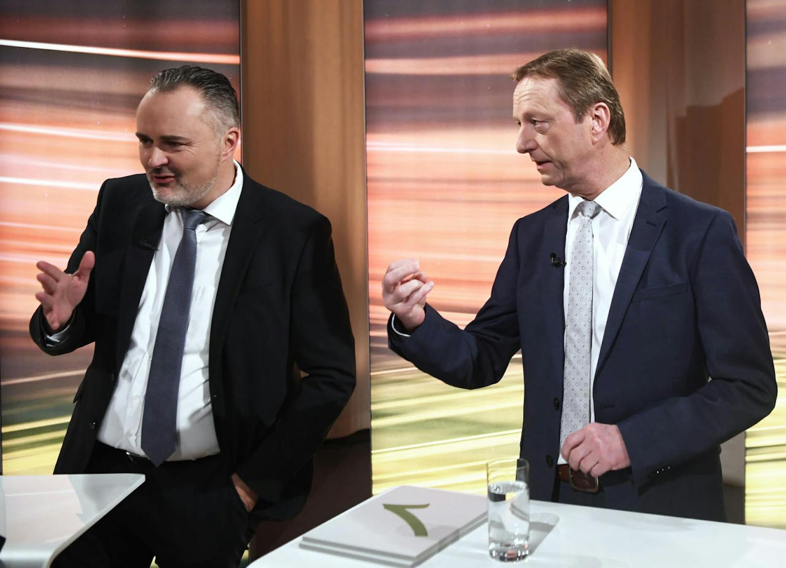 Nach der Wahl muss sich weisen, ob Doskozil die rot-blaue Koalition mit Johann Tschürtz (FPO, r.) fortsetzt.
