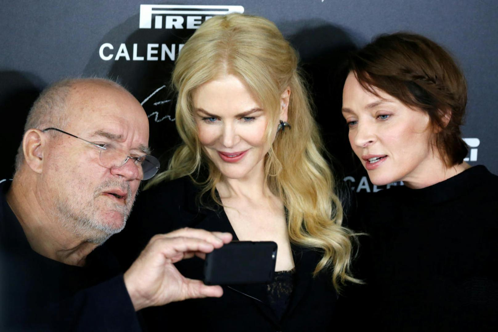 Peter Lindbergh, Nicole Kidman und Uma Thurman.