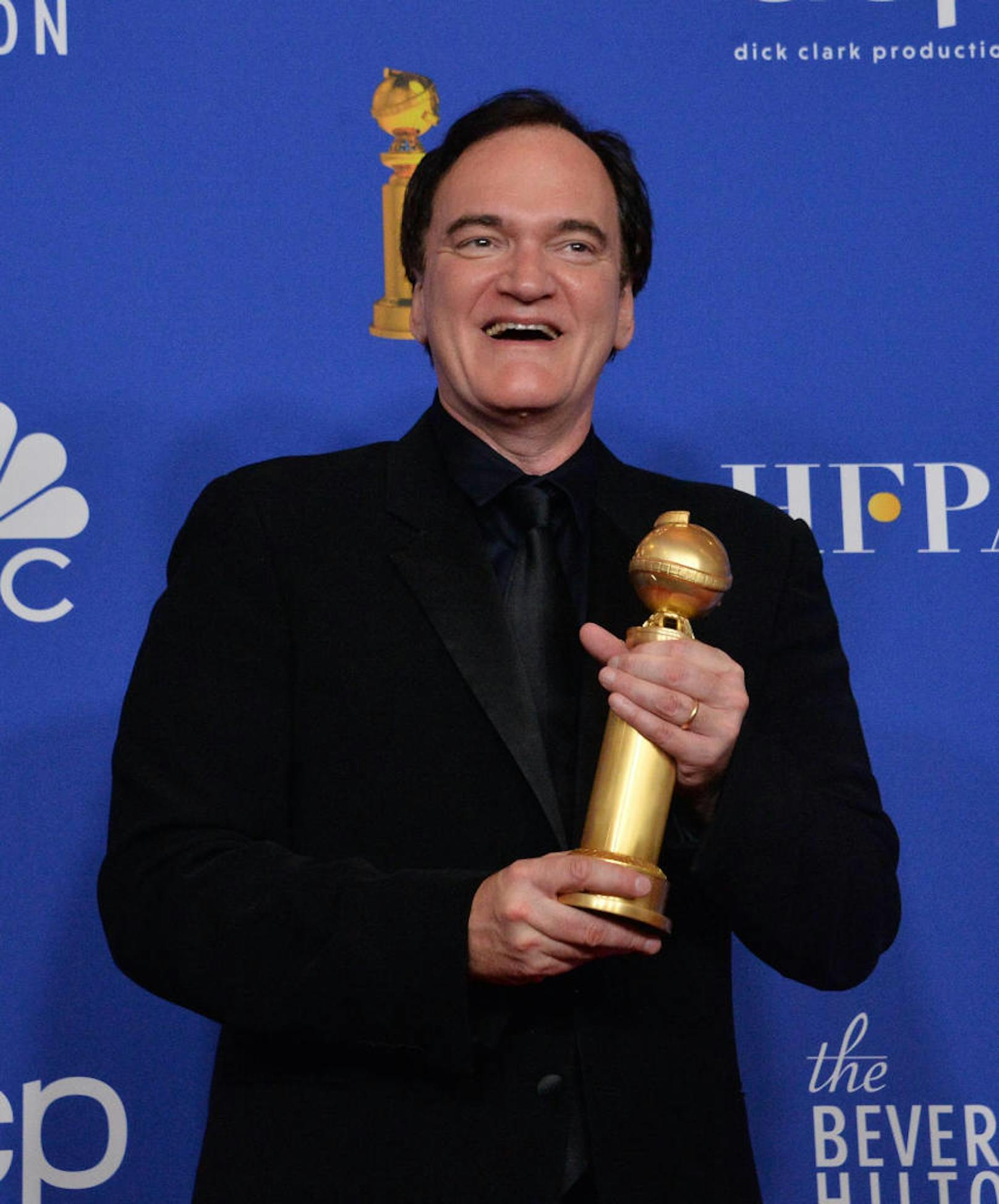 Quentin Tarantino erhielt für "Once upon a Time... in Hollywood" einen Golden Globe für das Beste Drehbuch.
