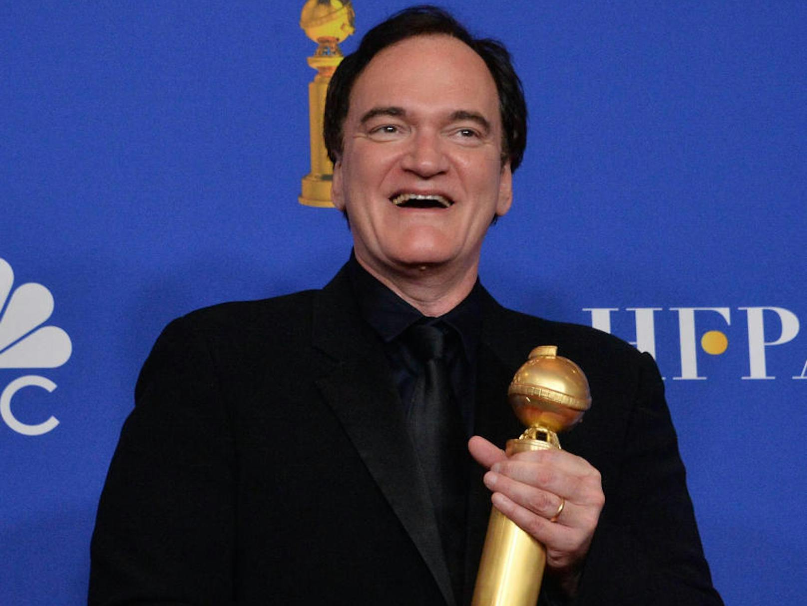 <strong>PLATZ 2</strong>: Kult-Regisseur <strong>Quentin Tarantino</strong> schmiss trotz seines IQ von 160 die Schule. Heute heimst er für seine Filme wie "Once upon a Time ... in Hollywood" zahlreiche Preise ein.