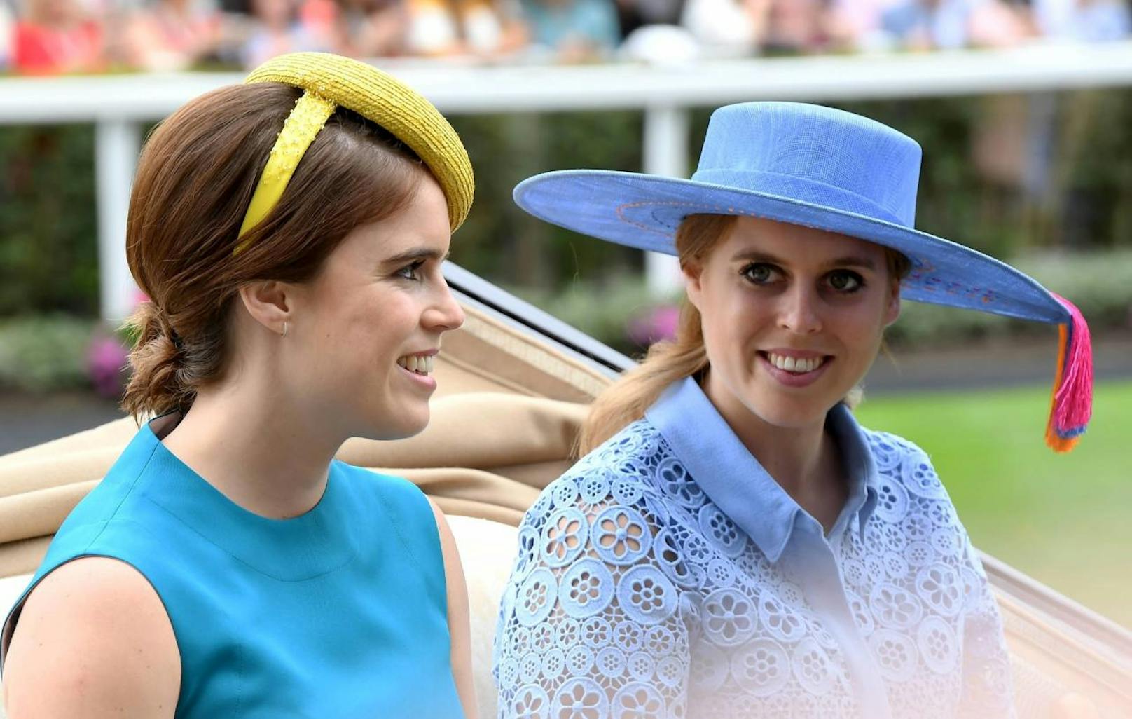 Prinzessin Eugenie und Prinzessin Beatrice bei der Royal Ascot-Rennwoche. 