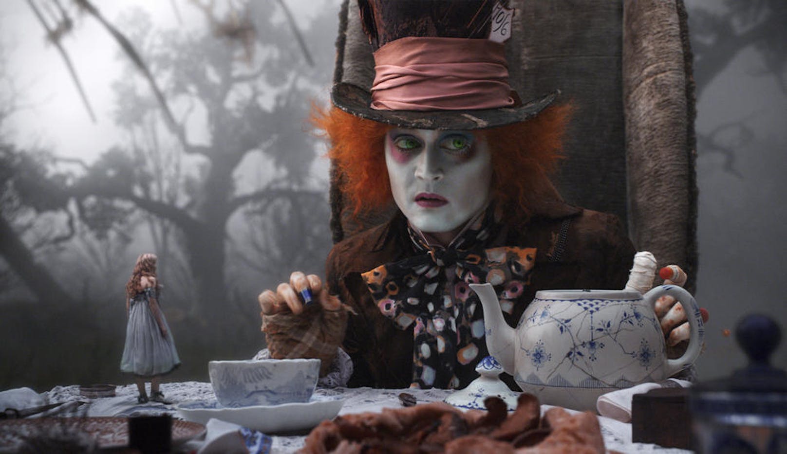 Platz 3: Johnny Depp - 661 Worte, 66.606 Dollar pro Wort für "Alice im Wunderland"