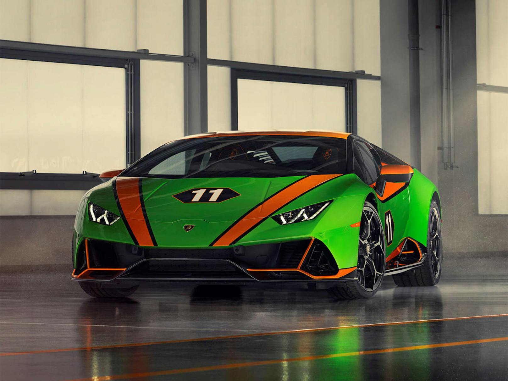 Frontansicht Lamborghini Huracan EVO GT Celebration 