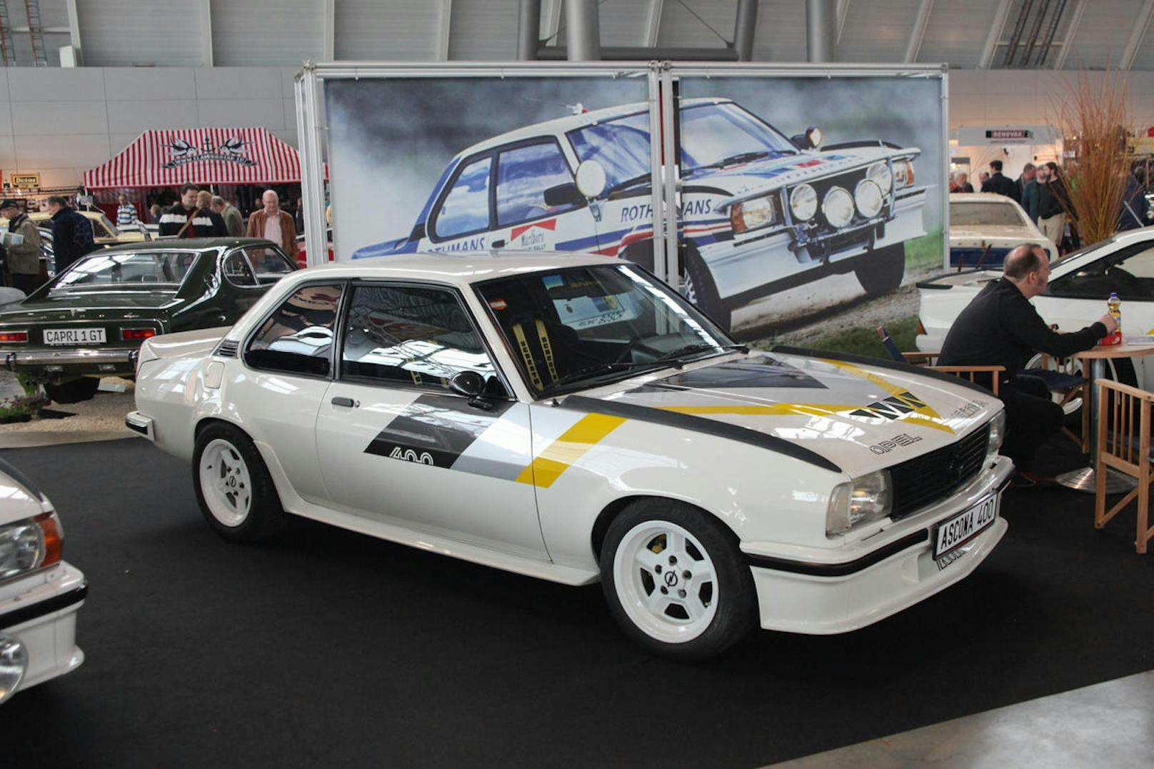 Und so sah der Opel Ascona 400 aus, der die Technik für den Manta 400 lieferte.