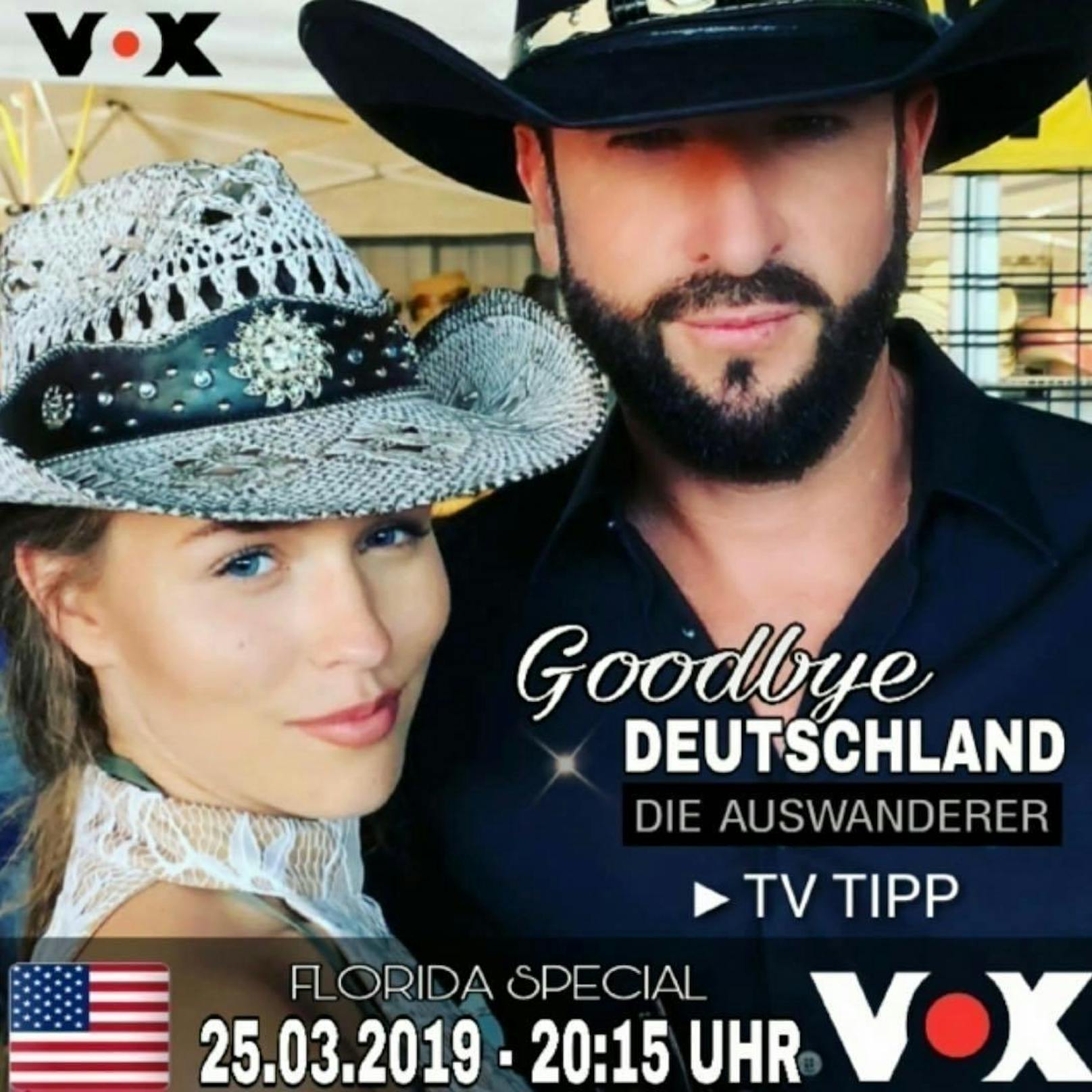 MÄRZ: Wendler lüftet am 10. März das große Geheimnis. Zusammen mit Laura wird er von einem Kamerateam der Auswanderer-Serie "Goodbye Deutschland" begleitet.