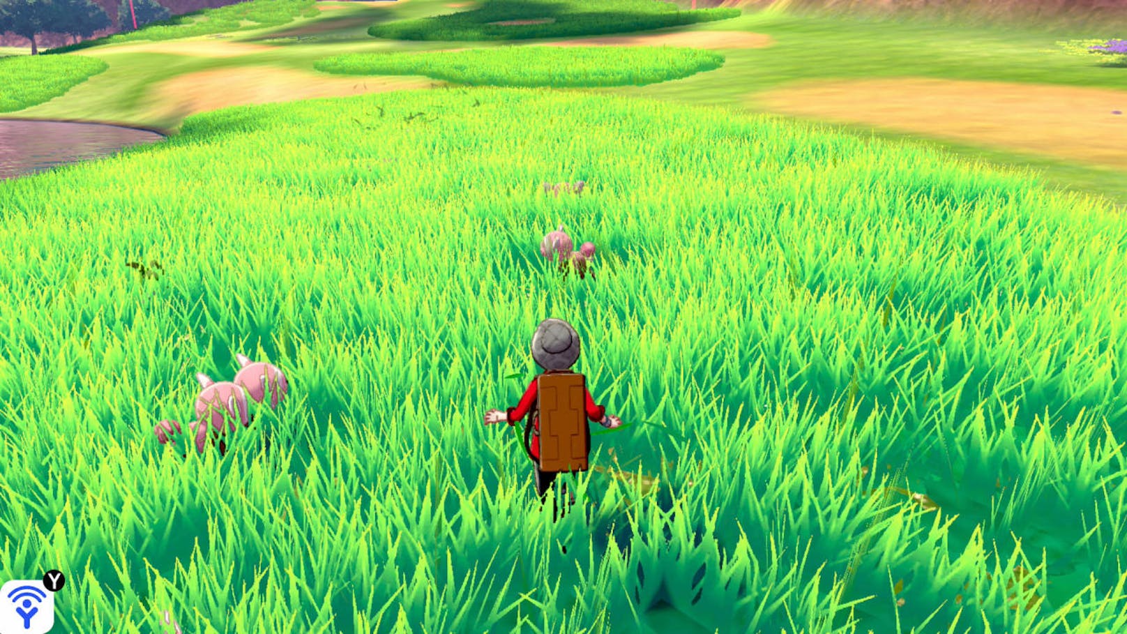 Let's Go Pikachu und Evoli haben einen Einfluss darauf, die wie Begegnungen mit Pokémon in Schwert und Schild ablaufen. Wurde man von den kleinen Monstern bisher immer im hohen Gras (oder wo auch immer) überrascht, kreuchen und fleuchen sie nun sichtbar über die Routen.
