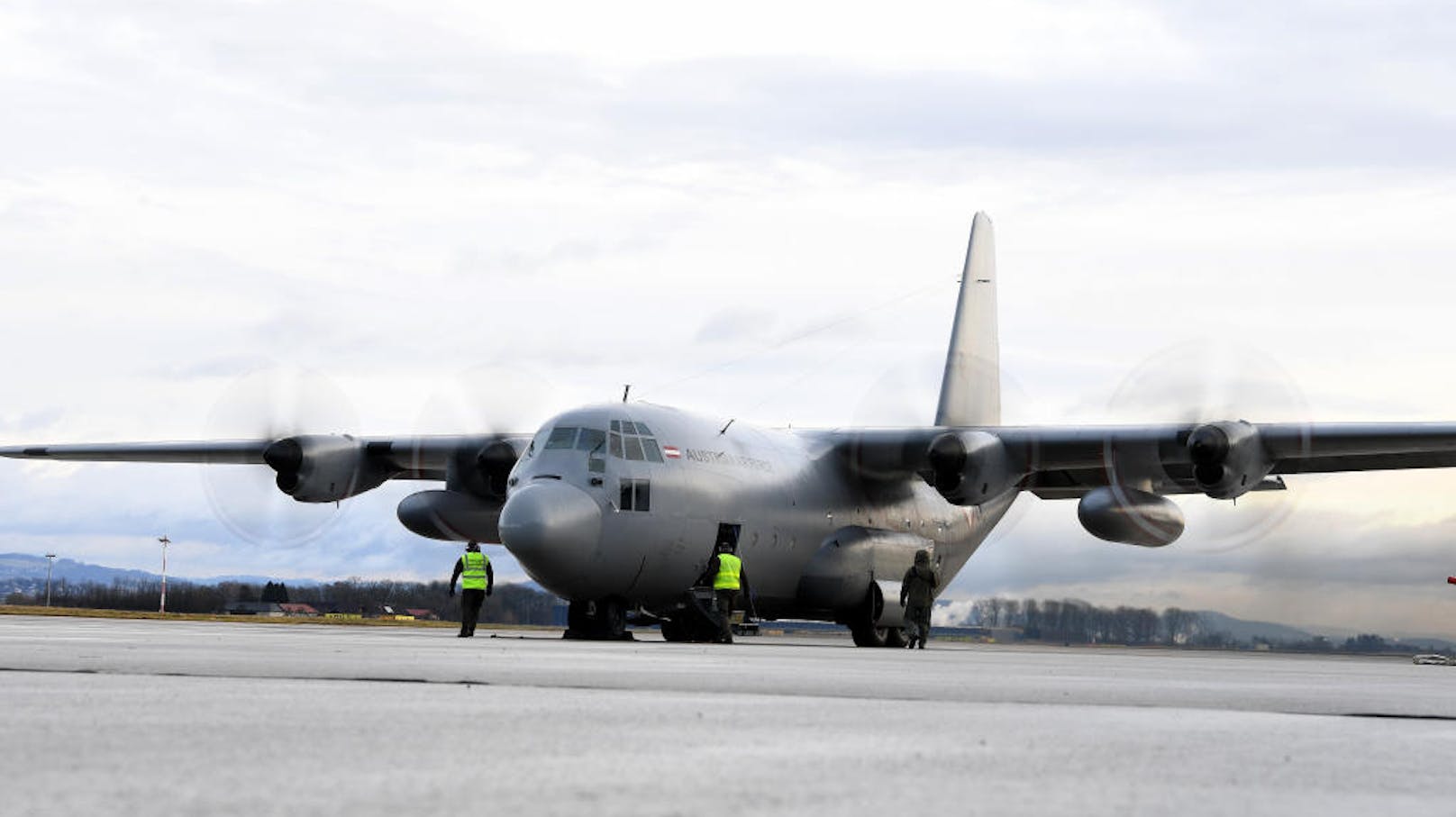 Die C-130 Hercules des österreichischen Bundesheeres (Symbolfoto)