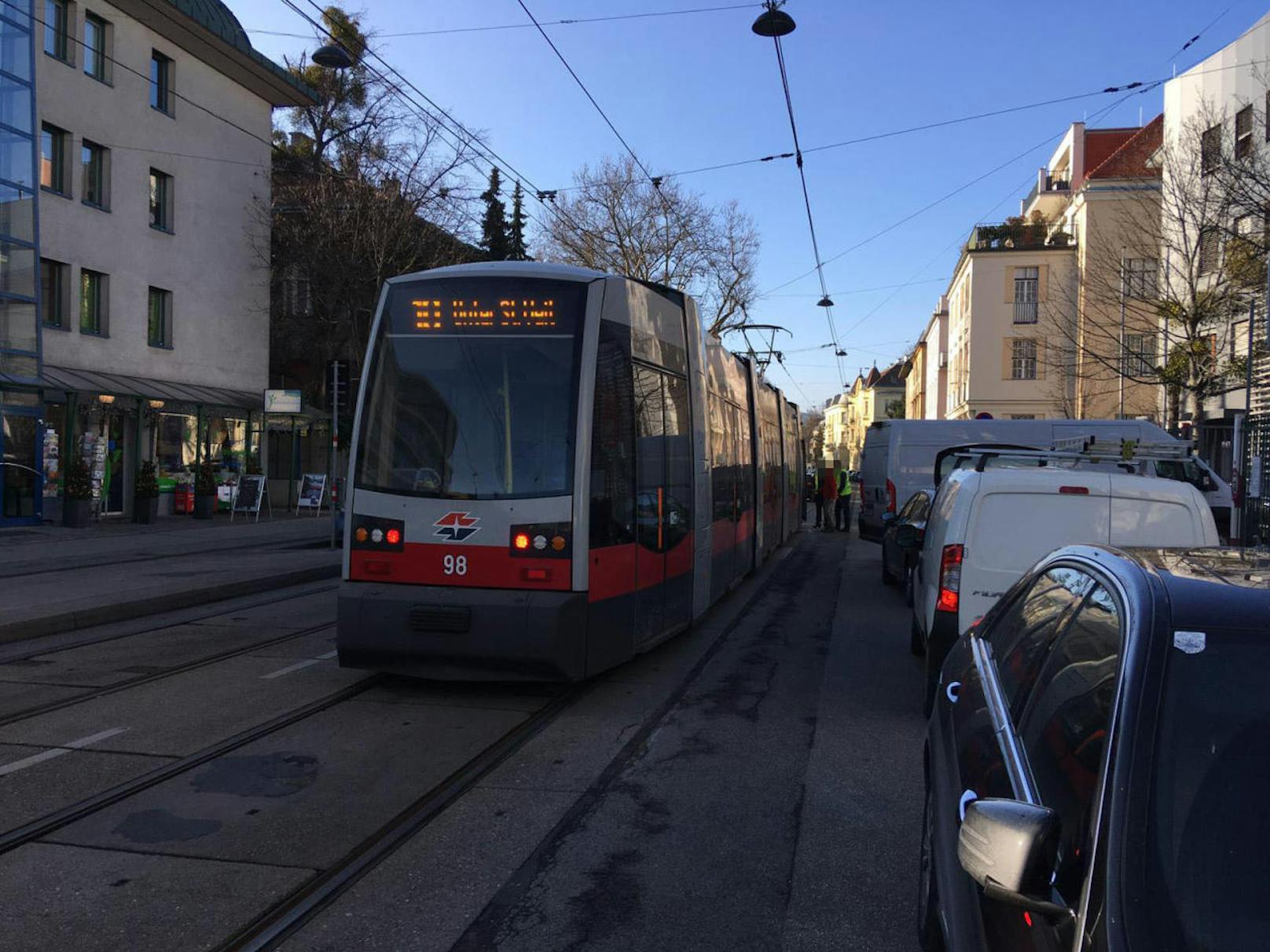 Am Vormittag kam es zu Verzögerungen bei der Straßenbahn in Wien.