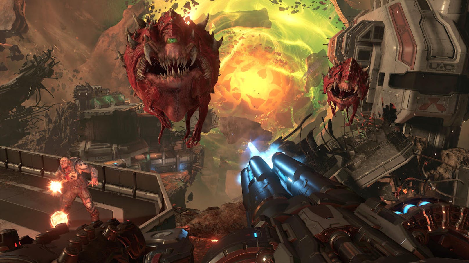 Mit Doom Eternal legt id Software einen zünftigen Nachfolger zu Doom (2016) vor. Größer, weiter, komplexer ist das Konzept. 