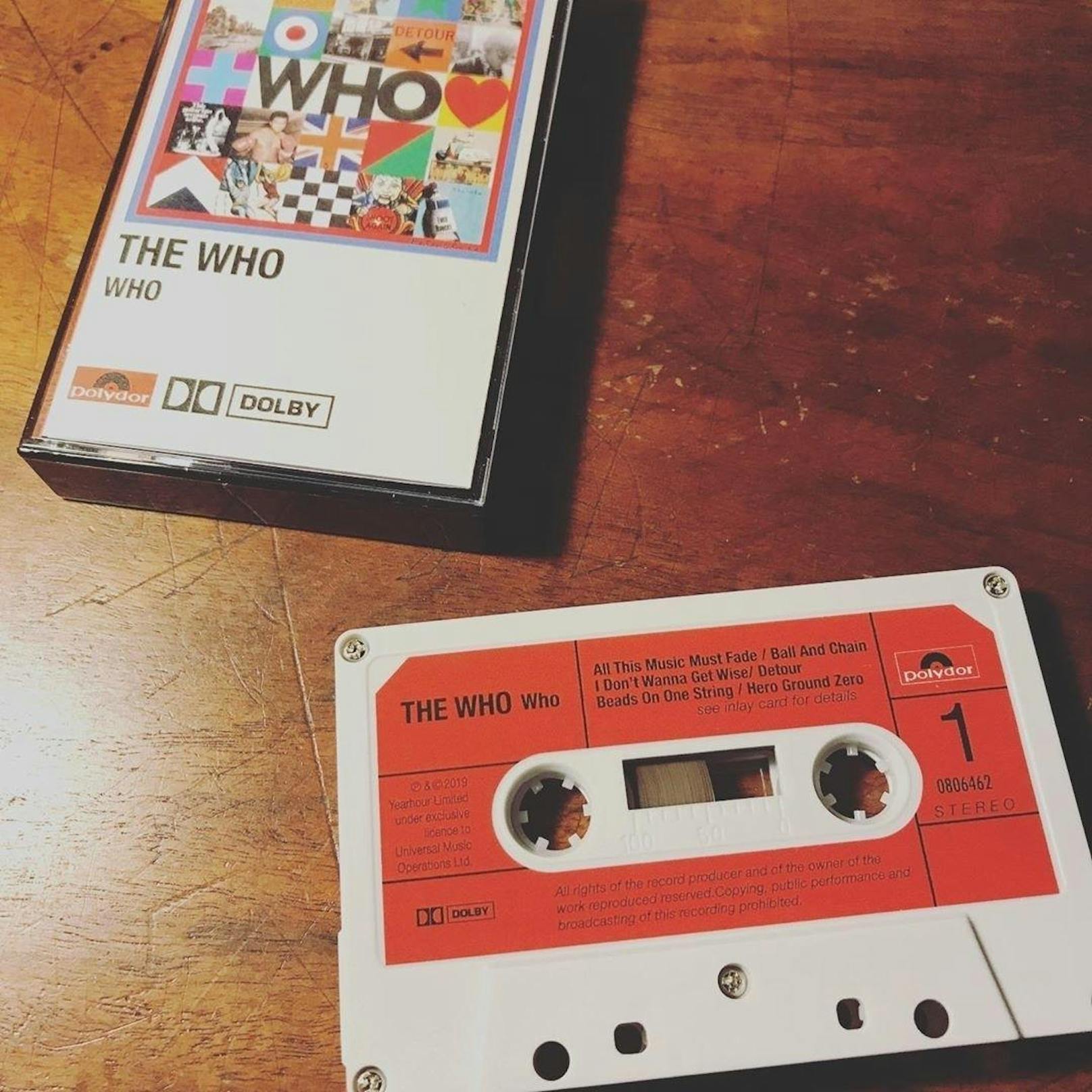 Auch die Altmeister von The Who hängen noch an der guten, alten Kassette.