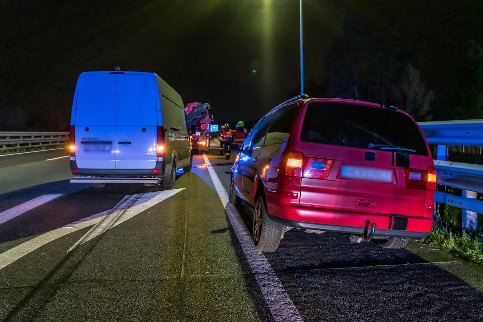 In der Nacht auf Samstag kam es zu einem Verkehrsunfall auf der A2 Richtung Wien.