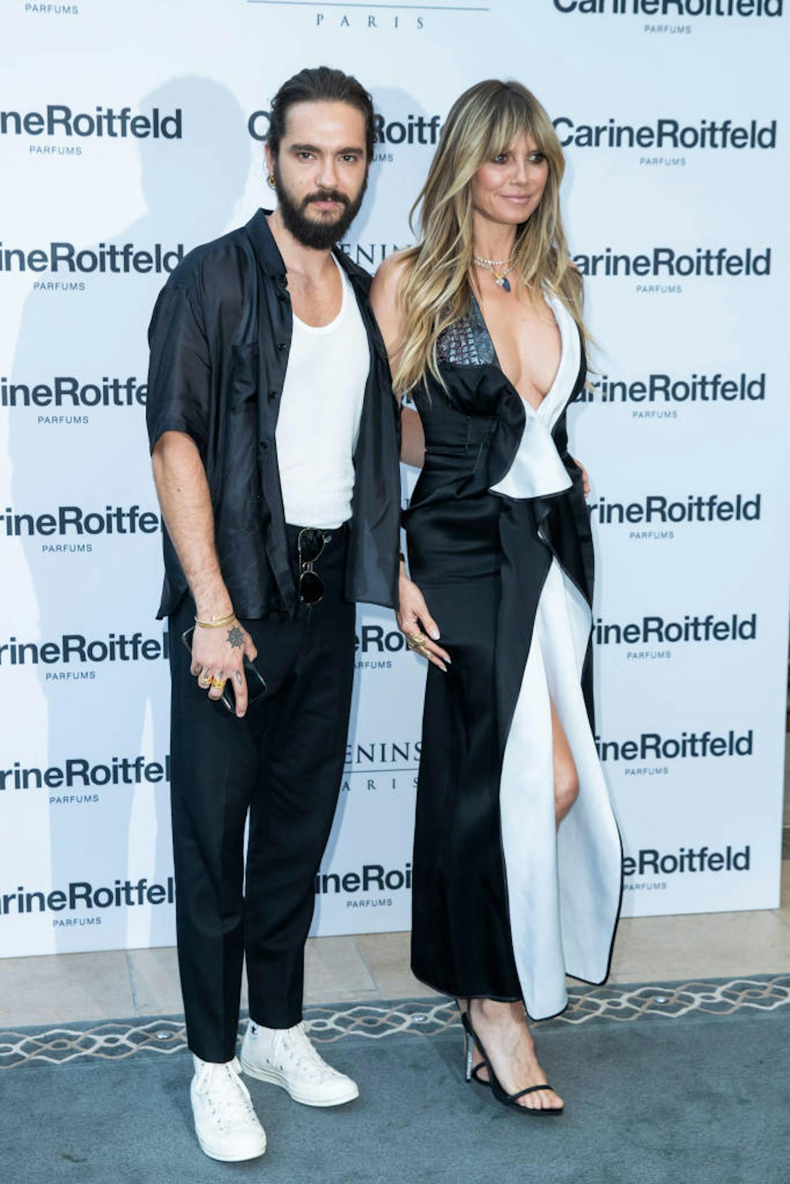 02.07.2019: Heidi Klum und Tom Kaulitz bei einem Fashion Event von Carine Roitfeld in Paris. Hans und Franz durften sich wieder einmal der Öffentlichkeit präsentieren.