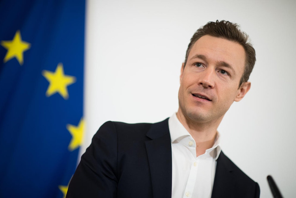 Finanzminister Gernot Blümel führt die Neue Volkspartei in die Wien-Wahl.